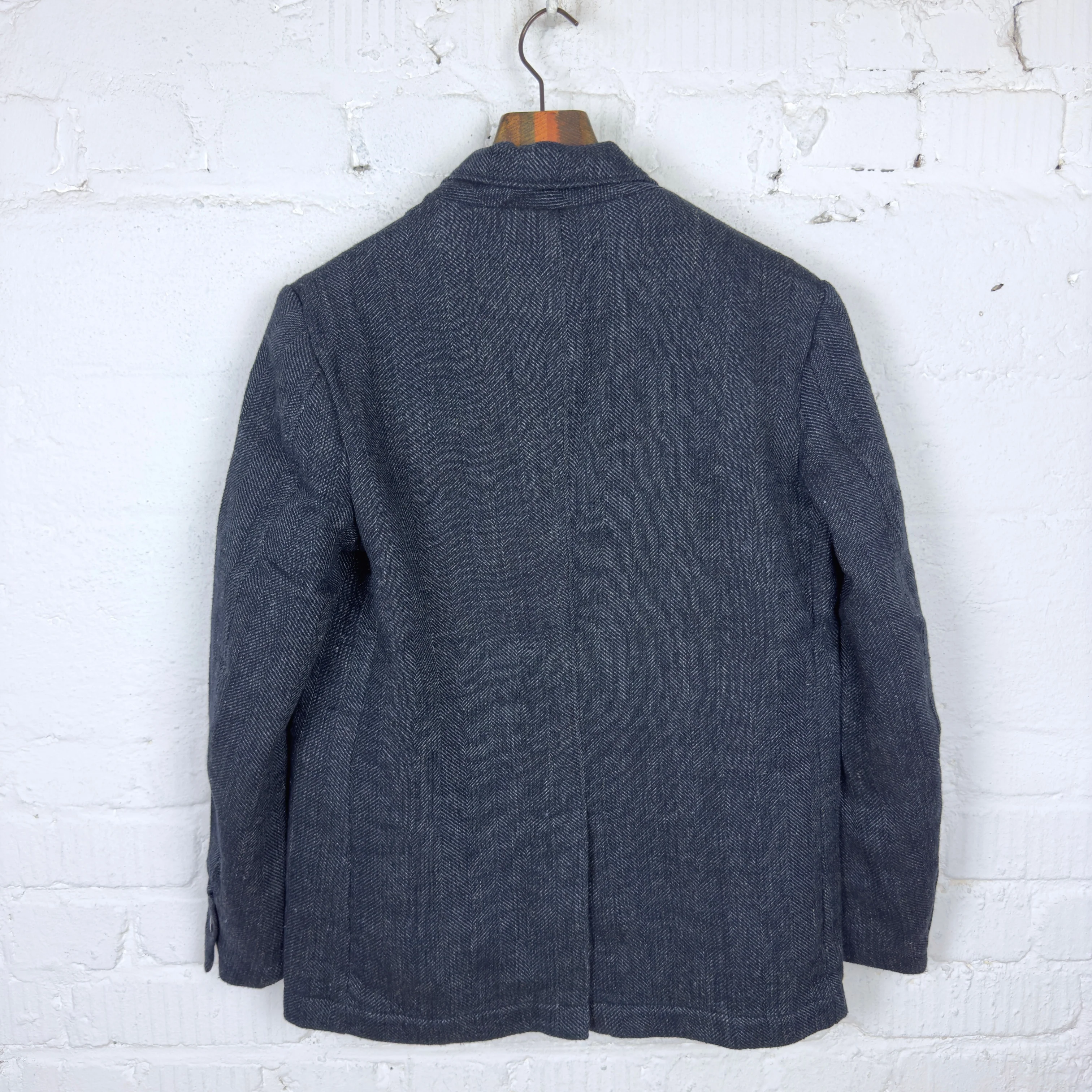 1st pat-rn | horloger herringbone jacket melange blue - Image 6