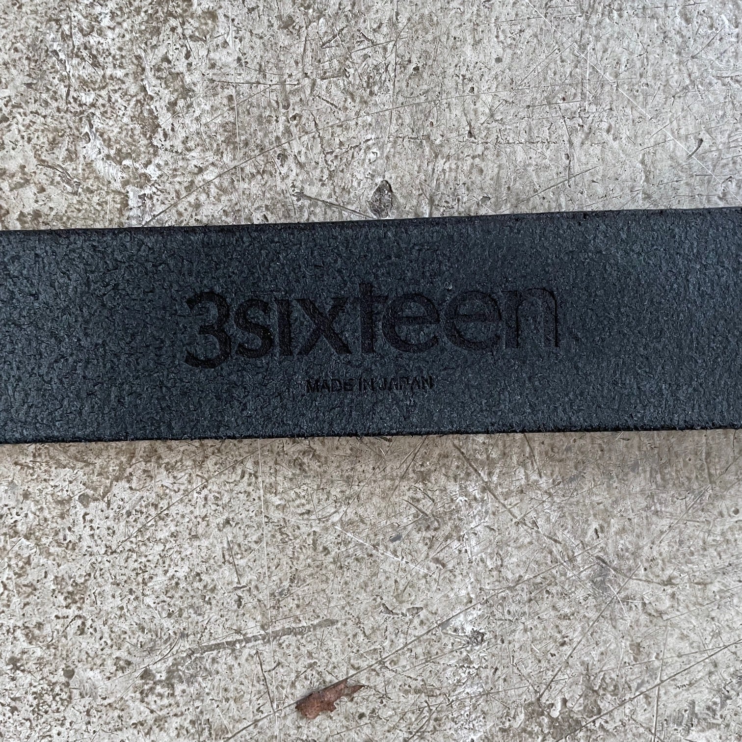 3sixteen | tochigi leather belt - black - Image 3