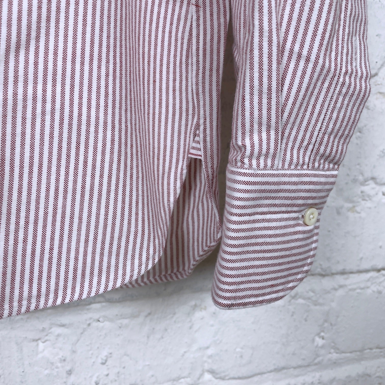 a.b.c.l. | bd shirt selvedge oxford red stripe 1216 - Image 5