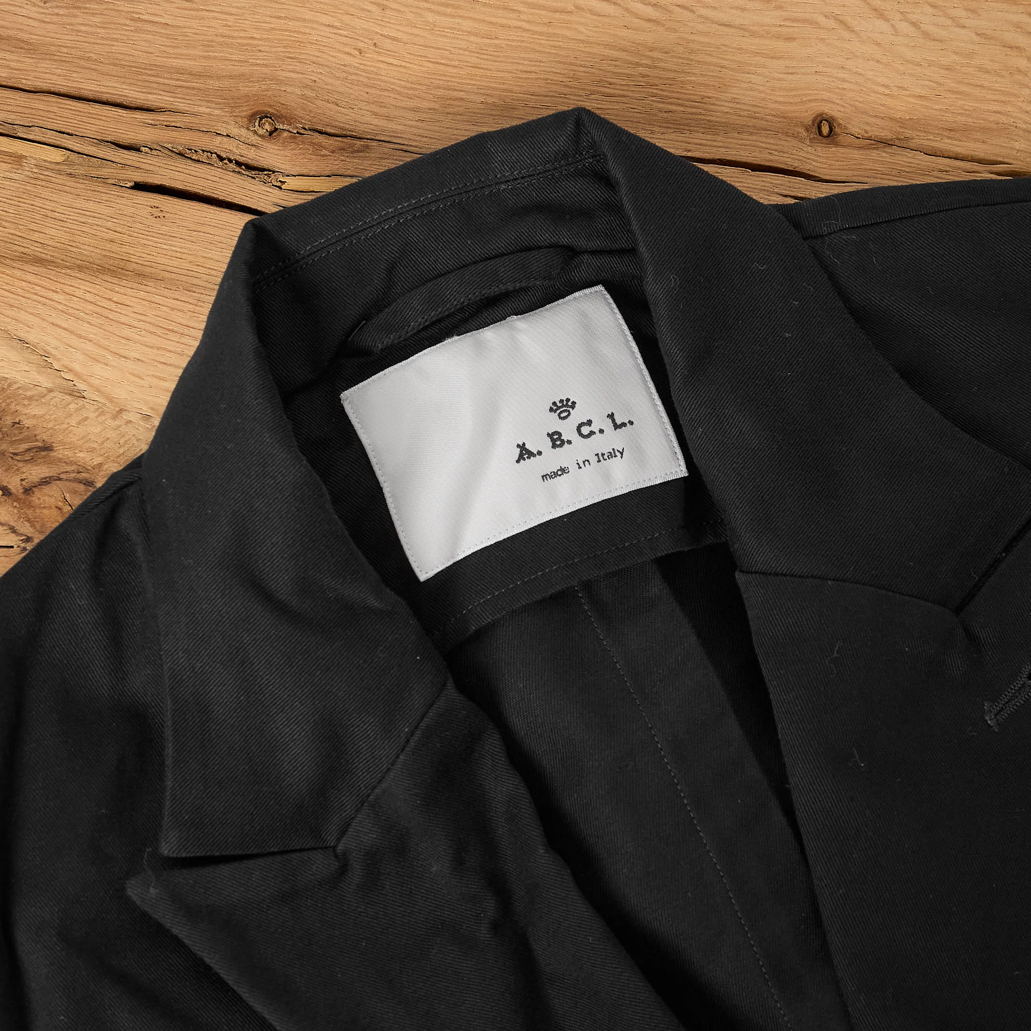 a.b.c.l. | giacco blazer cotton - navy biscuit - Image 5