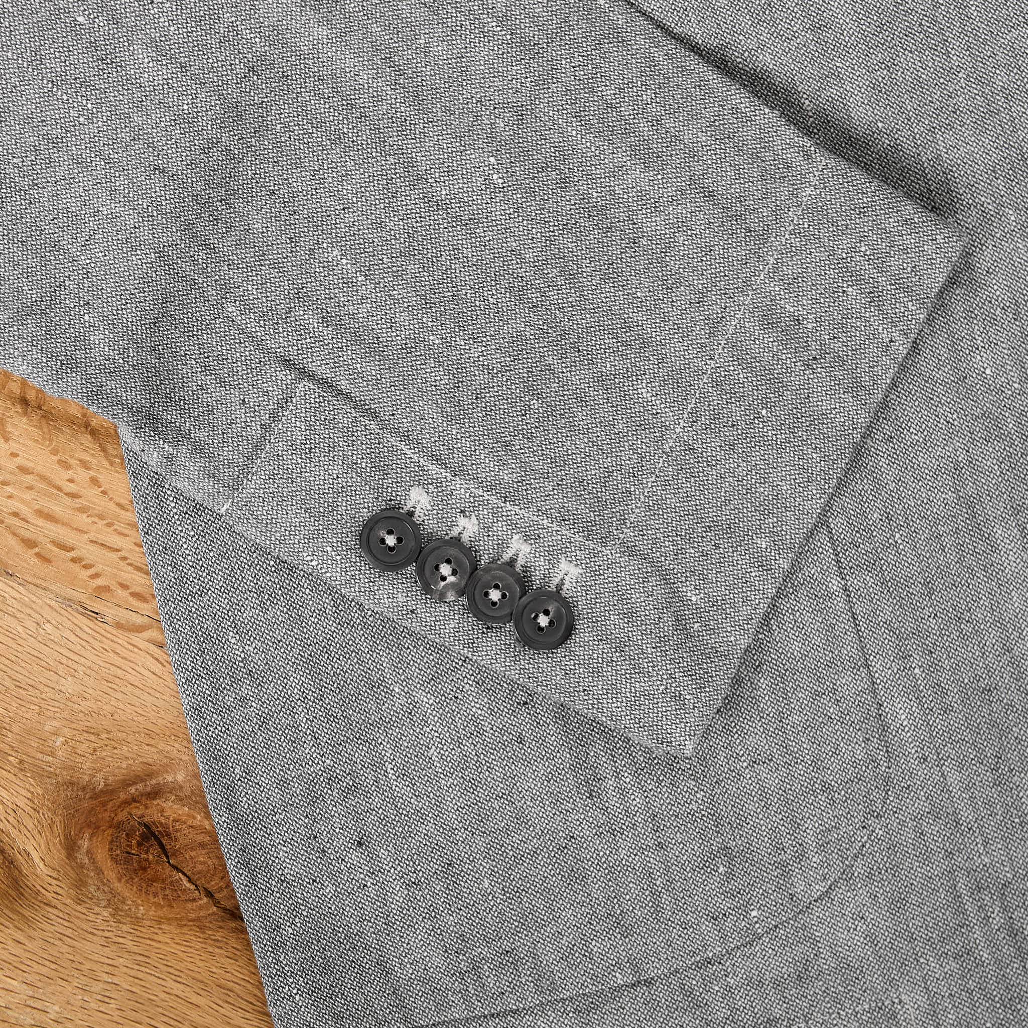 a.b.c.l. | giacco blazer hemp cotton - gray - Image 5