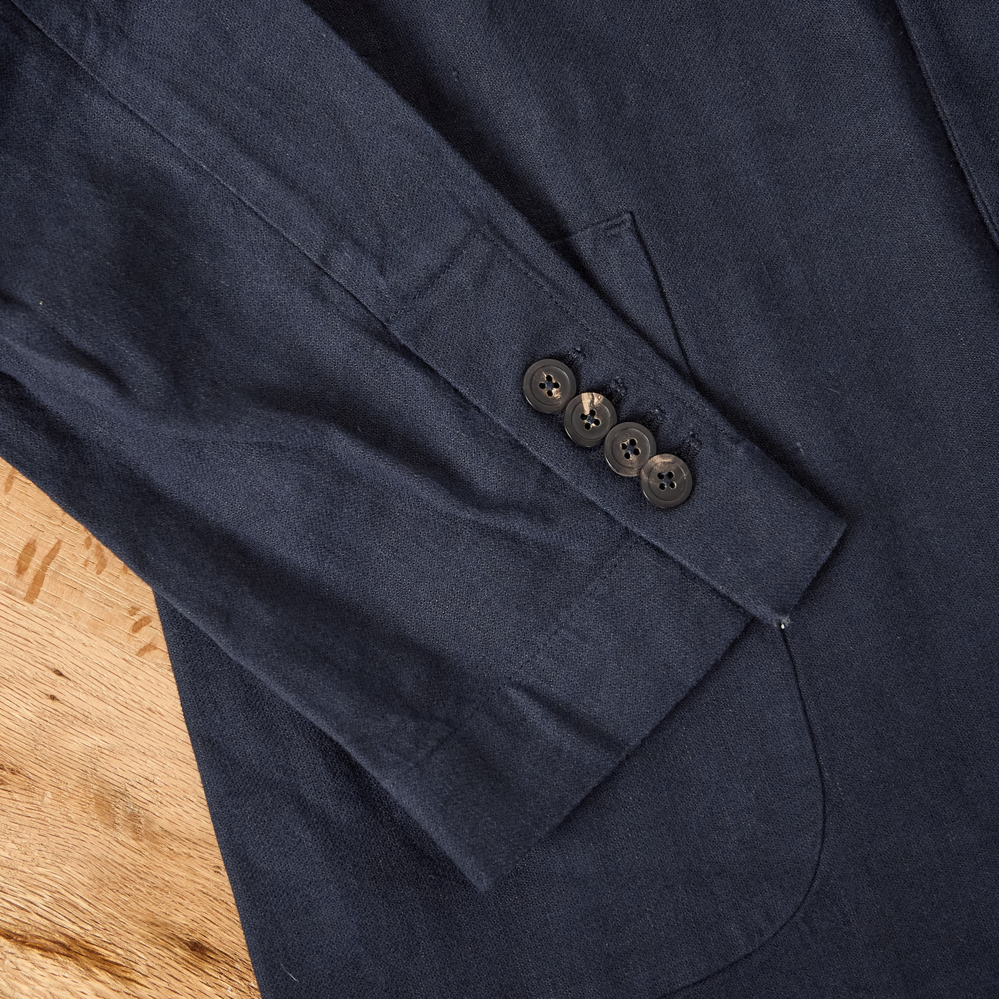 a.b.c.l. | giacco blazer hemp cotton - navy - Image 6