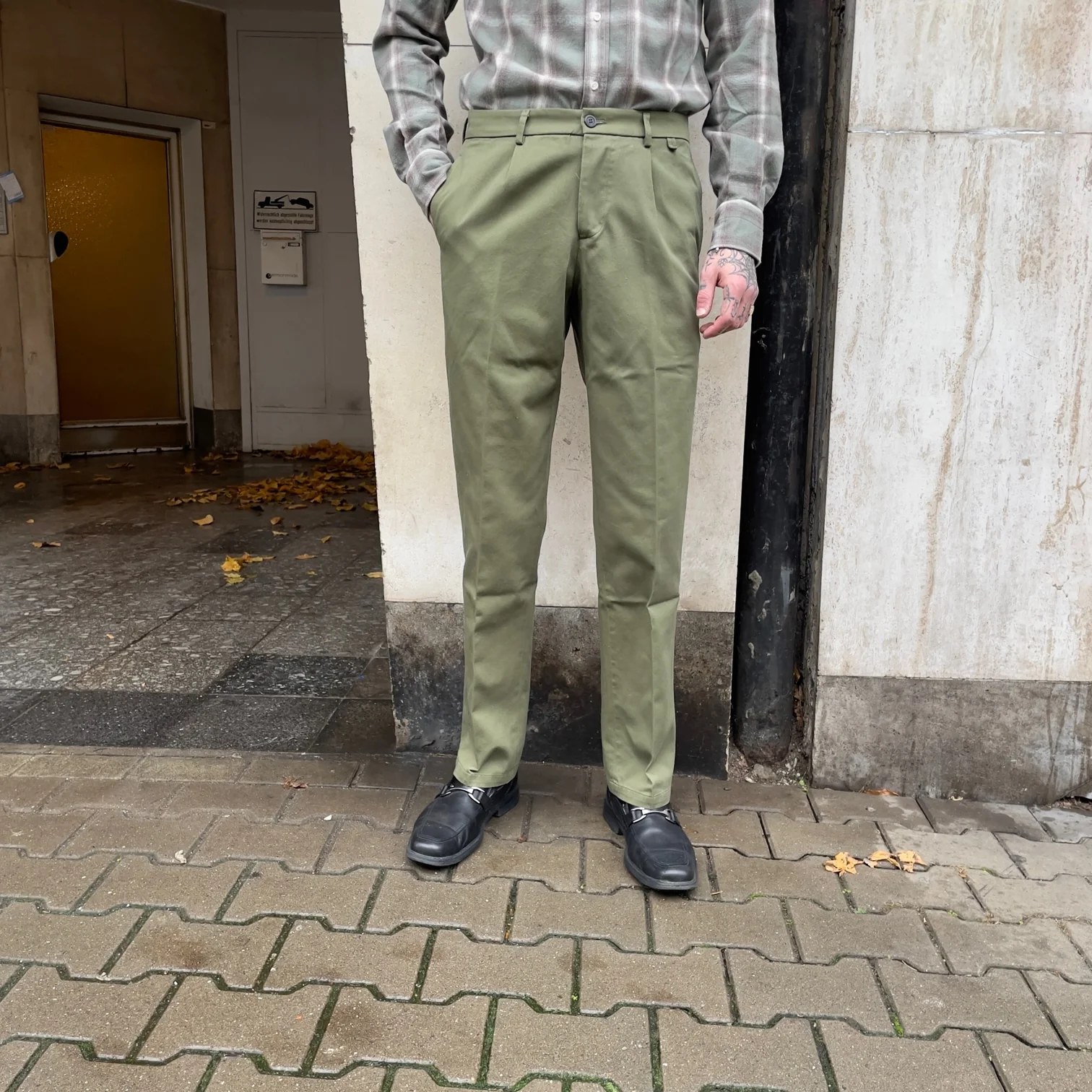 a.b.c.l. | miniera japanese gabardine green 3240 - Image 3