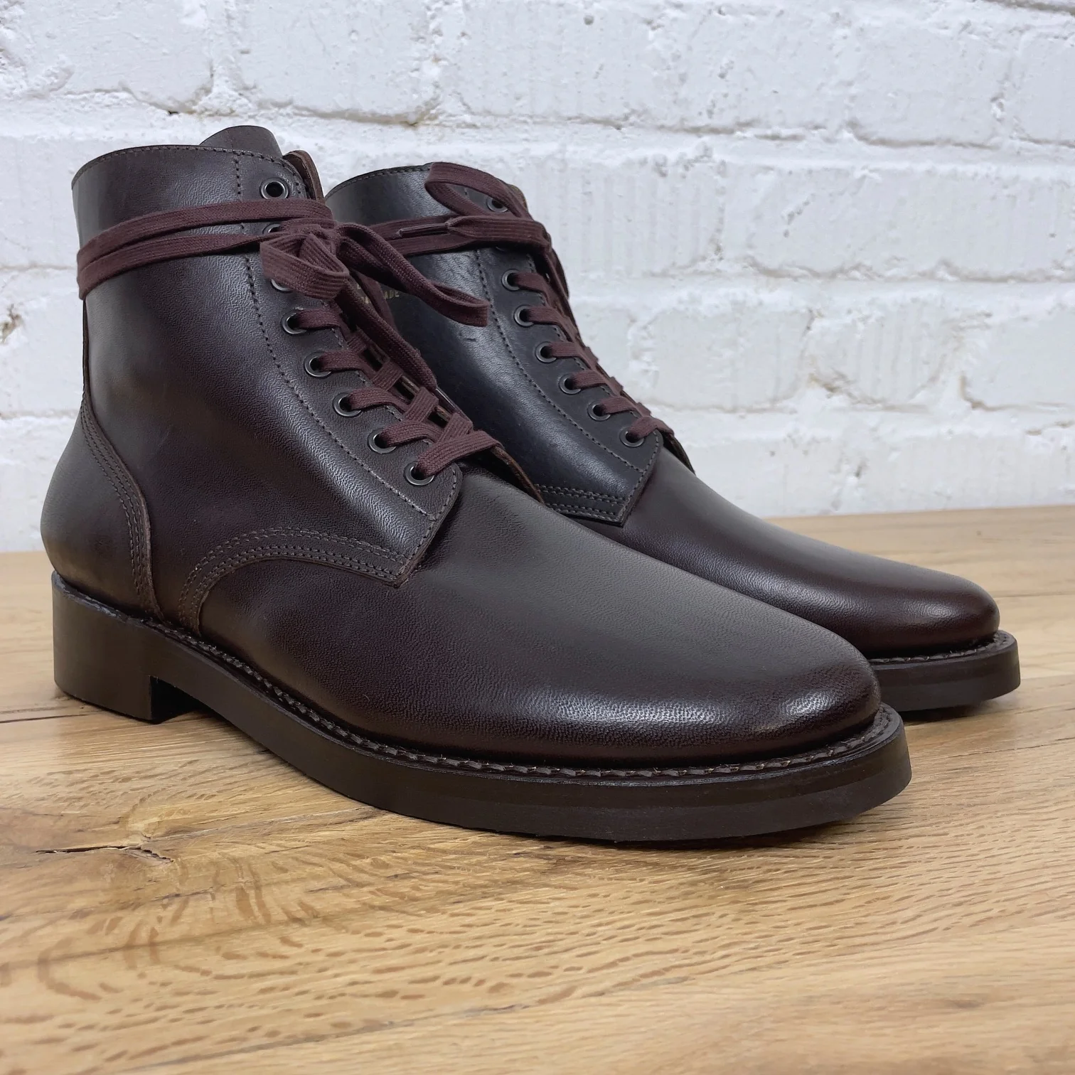 addict clothes | ab-06h-cl-lw horsehide service boots - brown - Image 3