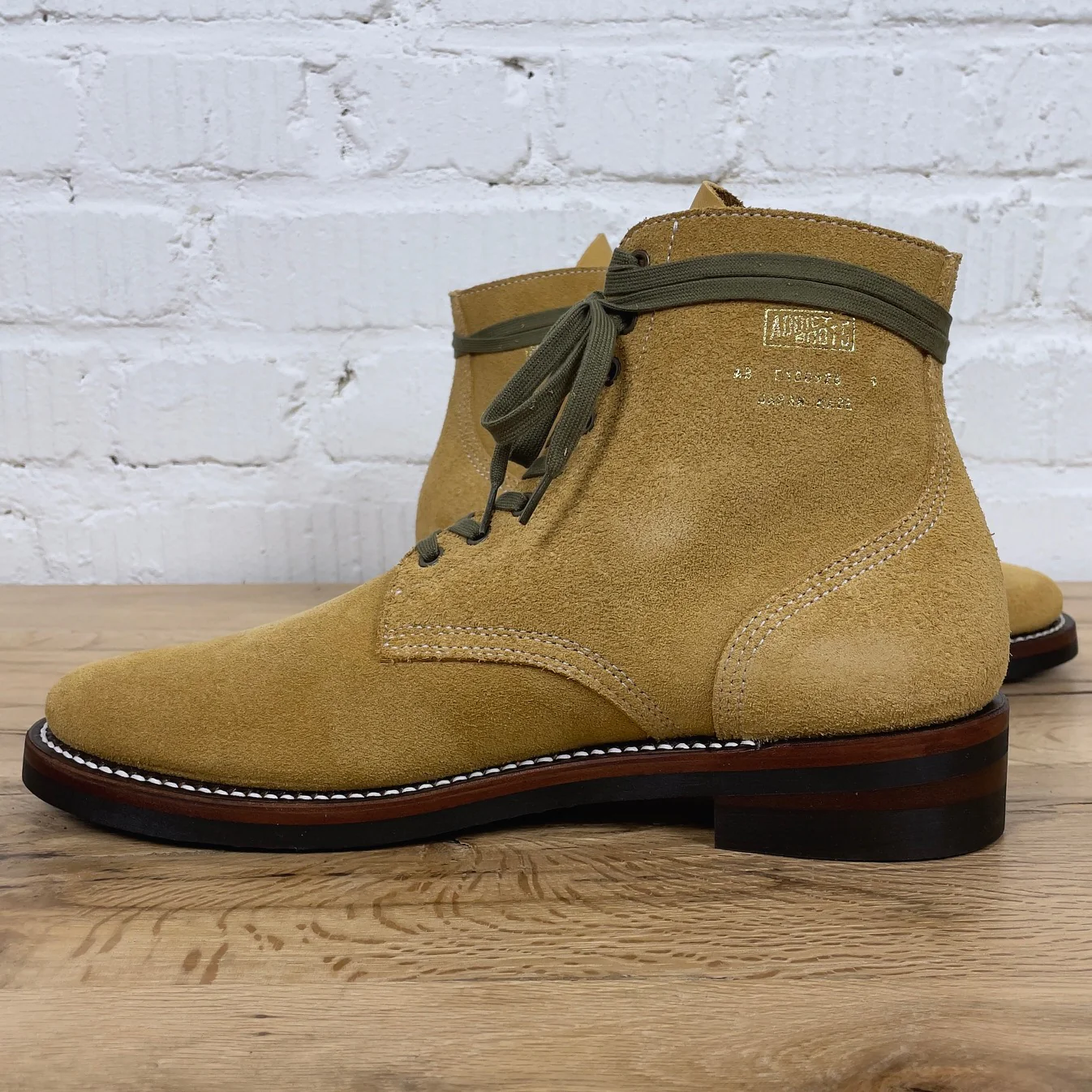 addict clothes | ab-06ss-cl-lw steer suede service boots - Image 5