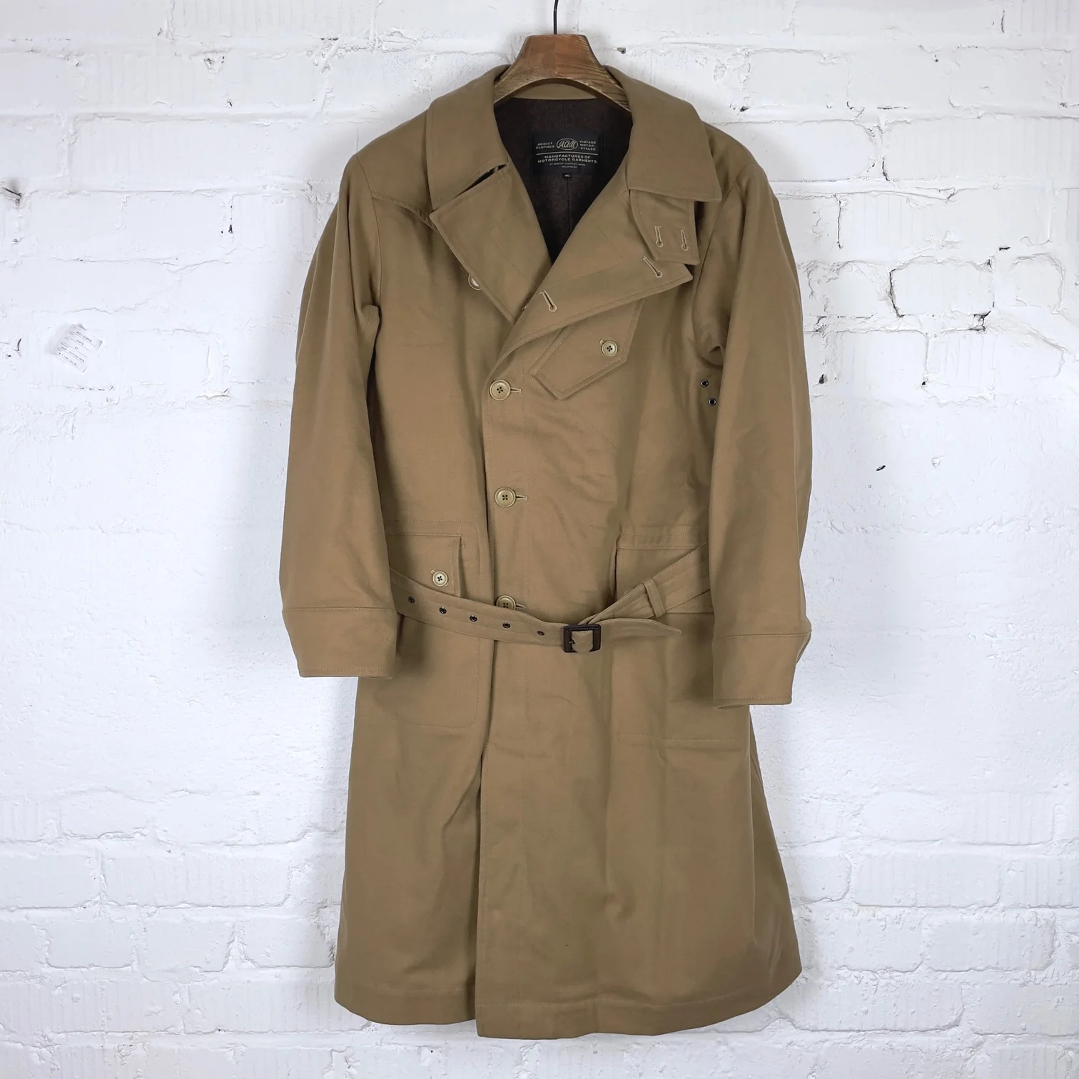 addict clothes | acv-ct02fn storm tt coat beige