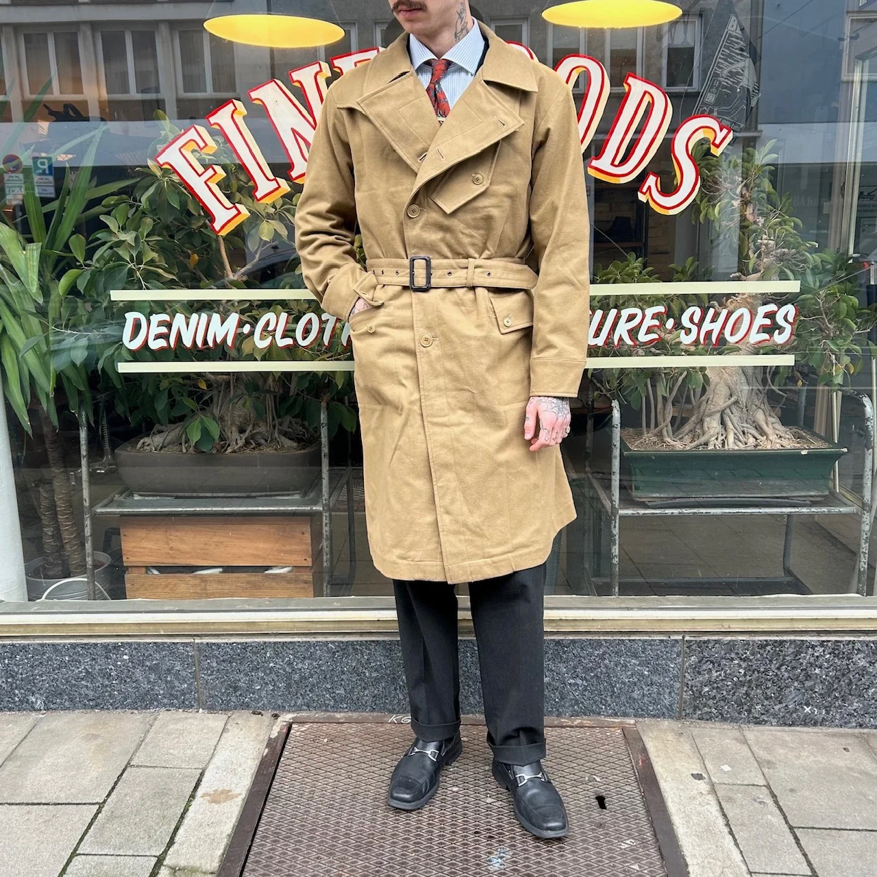 addict clothes | acv-ct02fn storm tt coat beige - Image 2