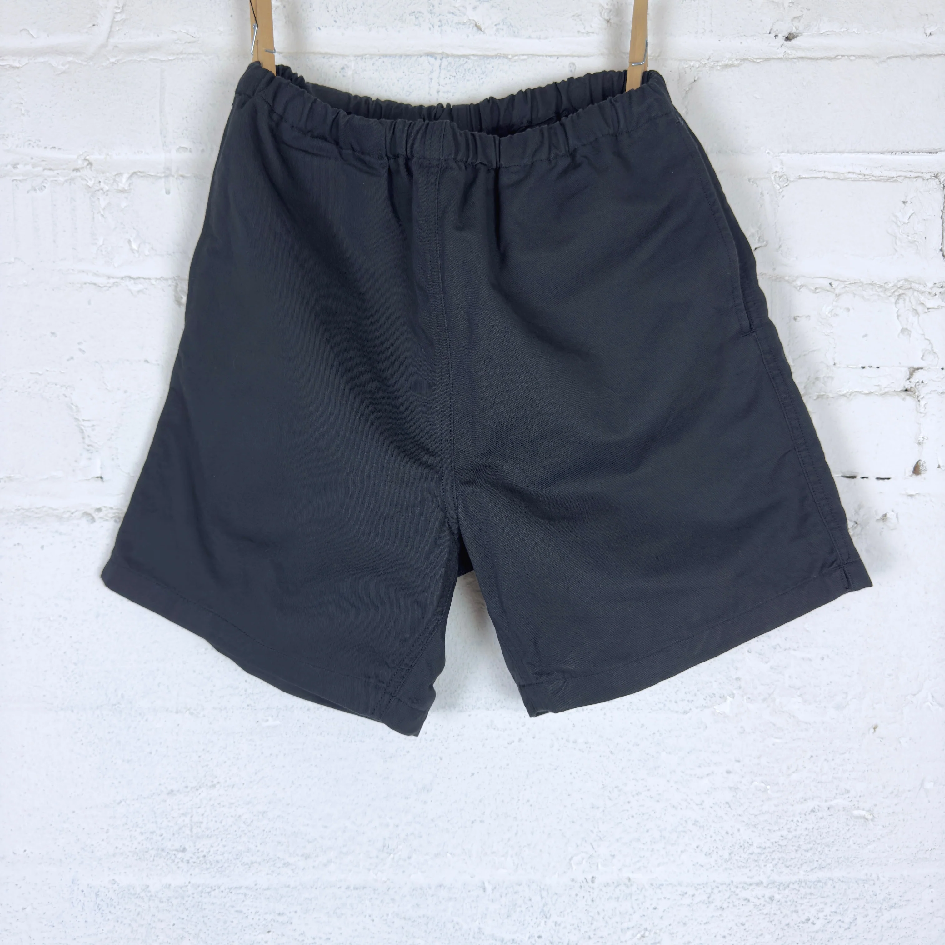 addict clothes | acv-sp03cl cotton linen training short pants - navy