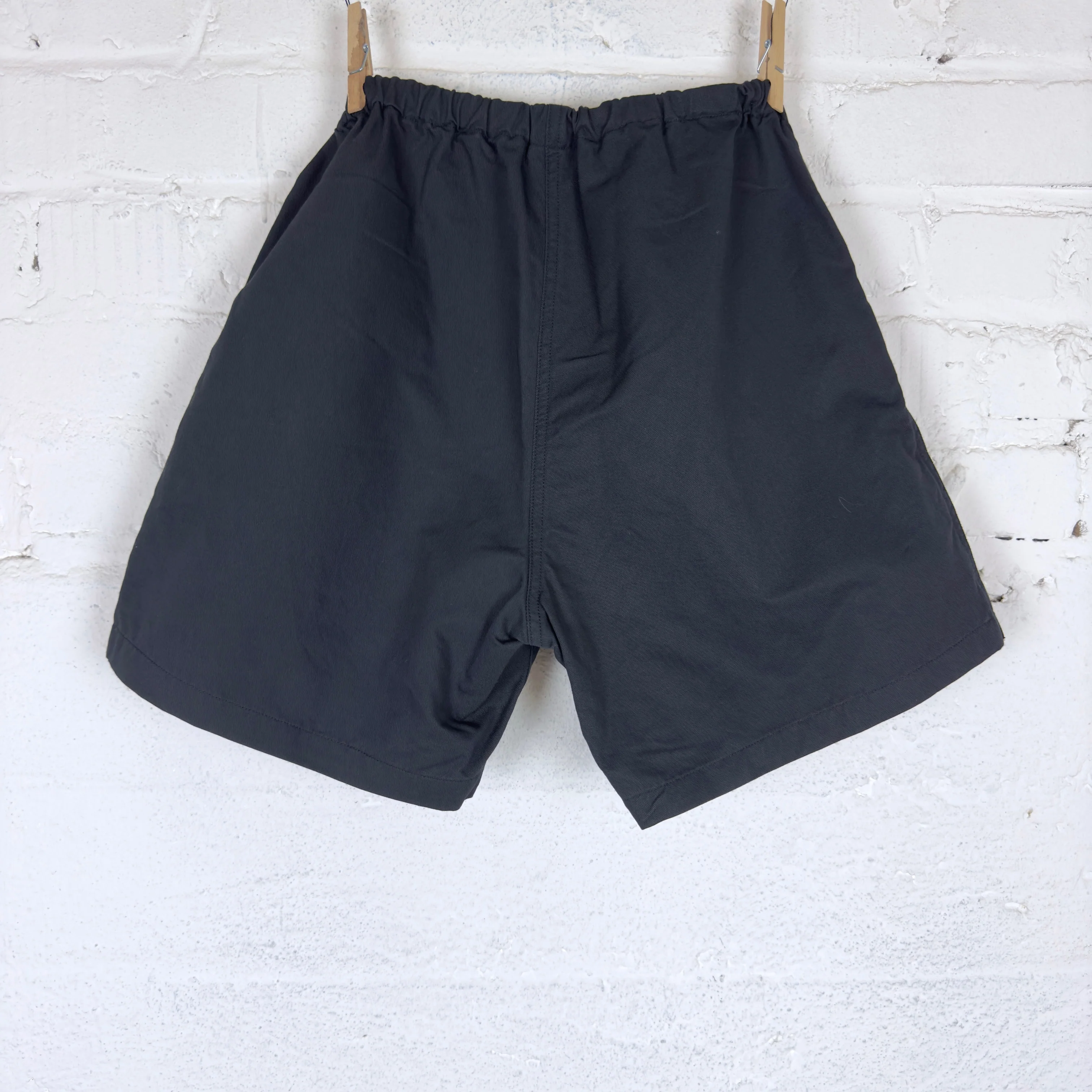 addict clothes | acv-sp03cl cotton linen training short pants - navy - Image 2