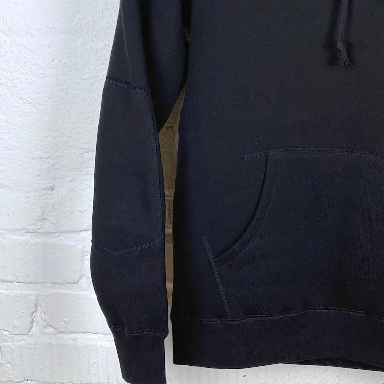 addict clothes | acv-swp02 heavy weight padded hoodie black - Image 5