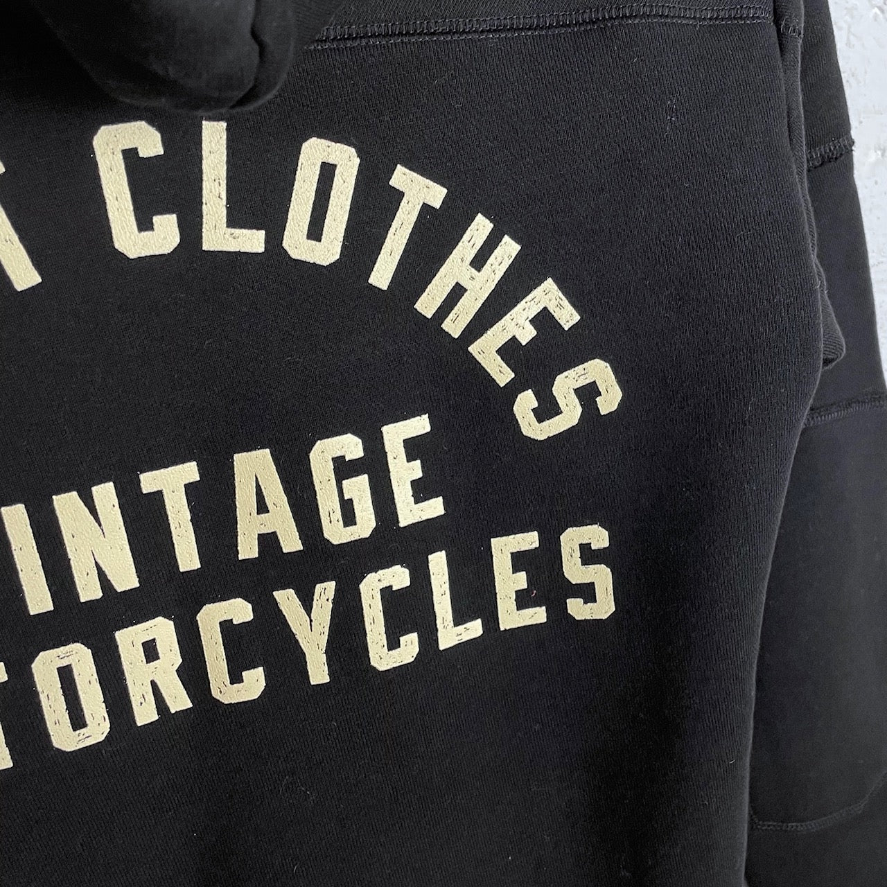 addict clothes | acv-swp02 heavy weight padded hoodie black - Image 6