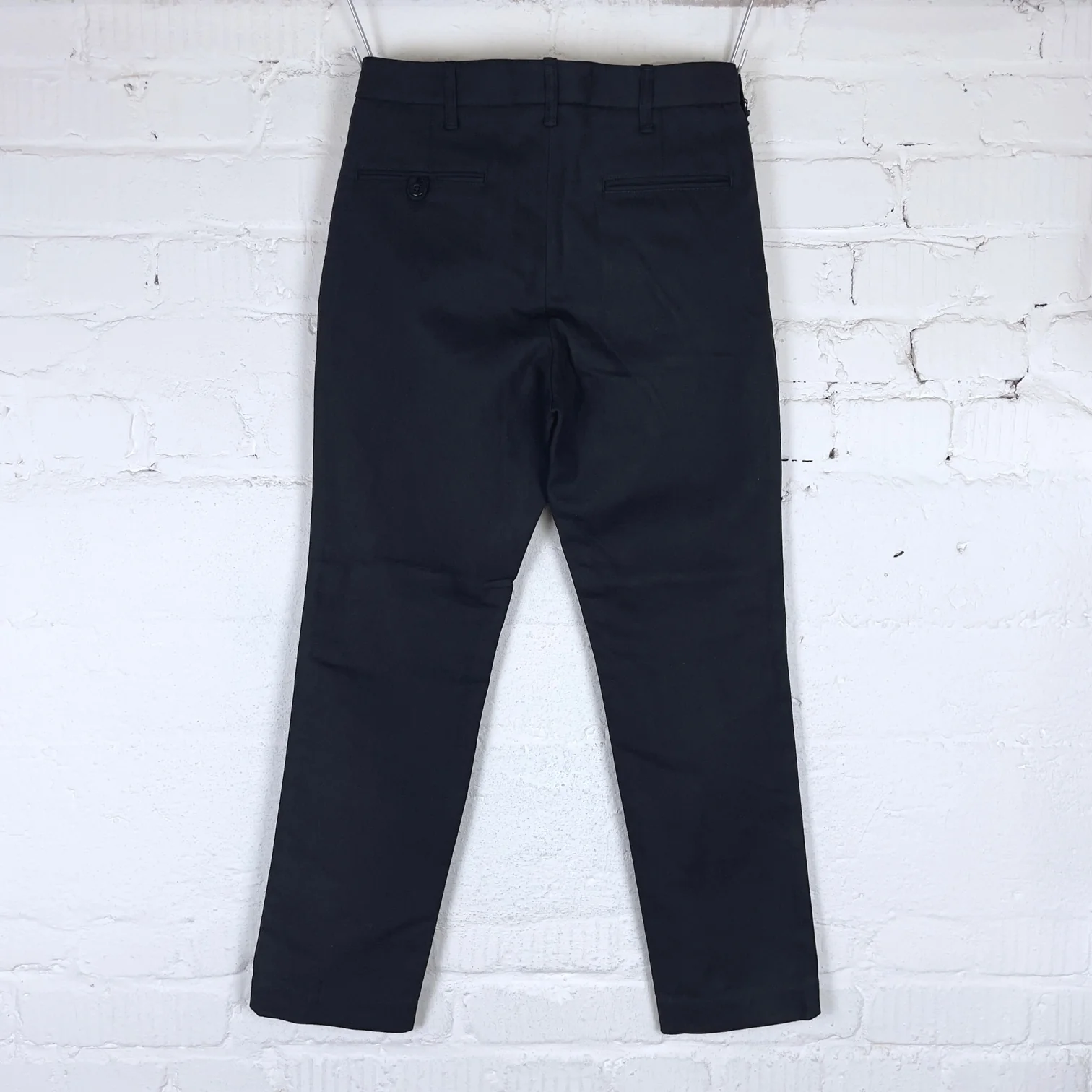 addict clothes | acv-tr01clrh cotton linen trousers - black - Image 5