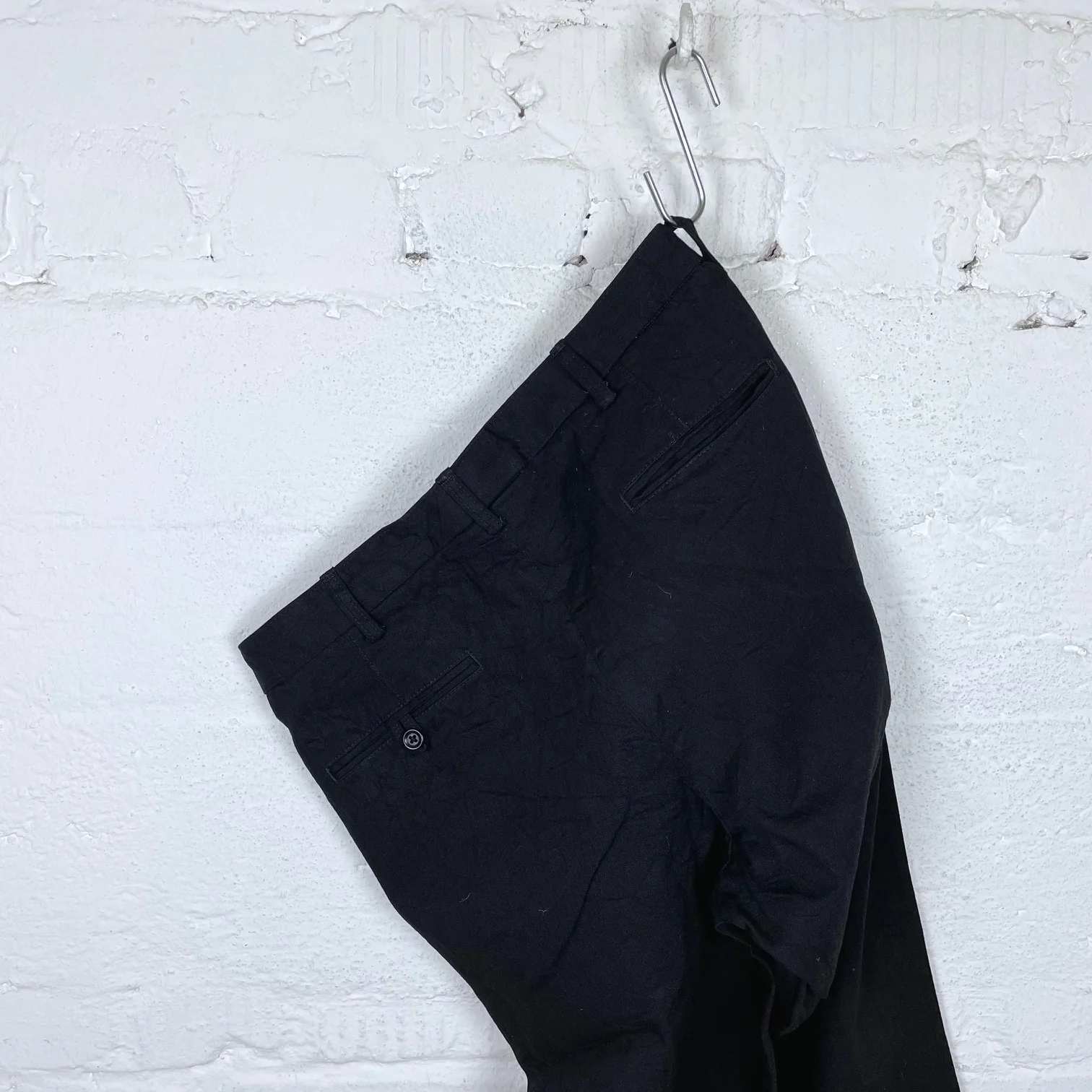 addict clothes | acv-tr01fc denim work trousers black - Image 7