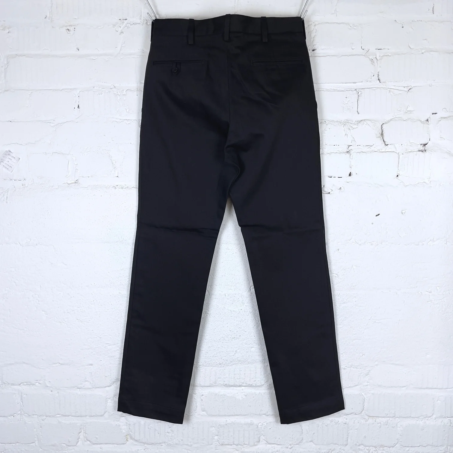 addict clothes | acv-tr01kt katsuragi cotton work trousers - black - Image 9