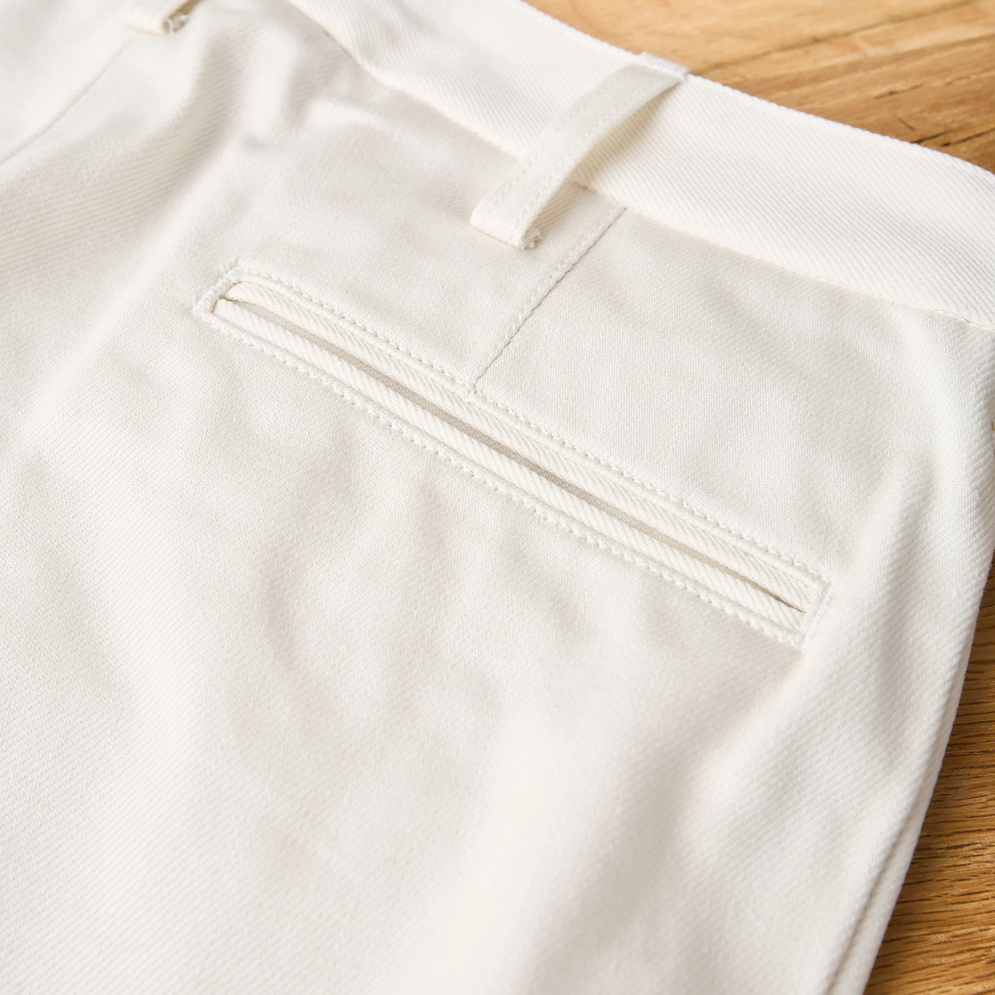 addict clothes | acv-tr01kt katsuragi cotton work trousers - ivory - Image 5