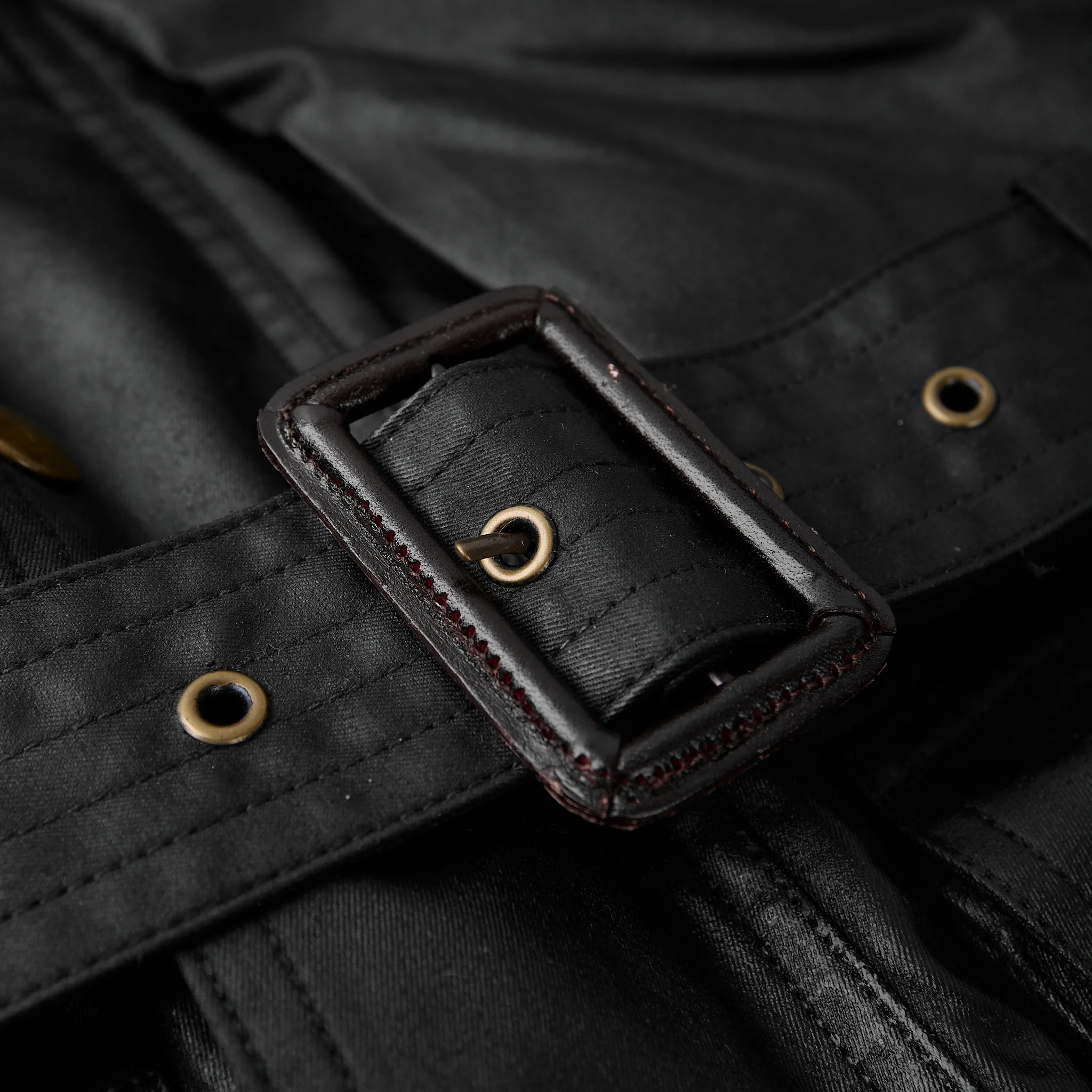 addict clothes | acv-wx02 waxed cotton bmc jacket black - Image 5