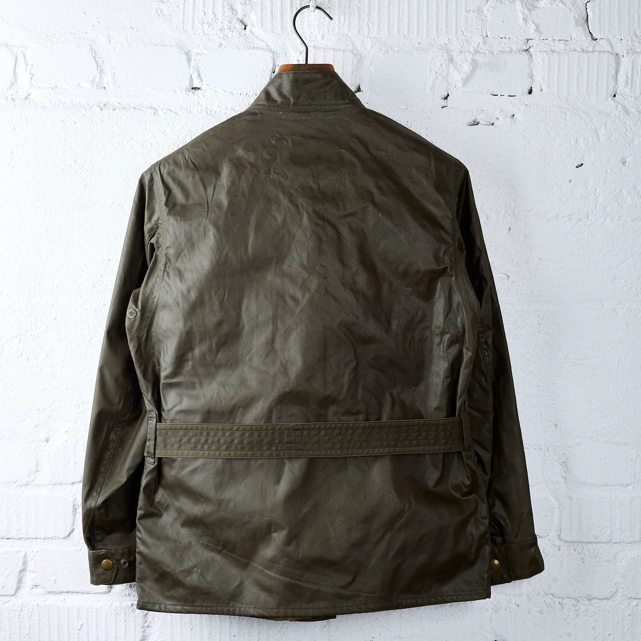 addict clothes | acv-wx02 waxed cotton bmc jacket olive - Image 3