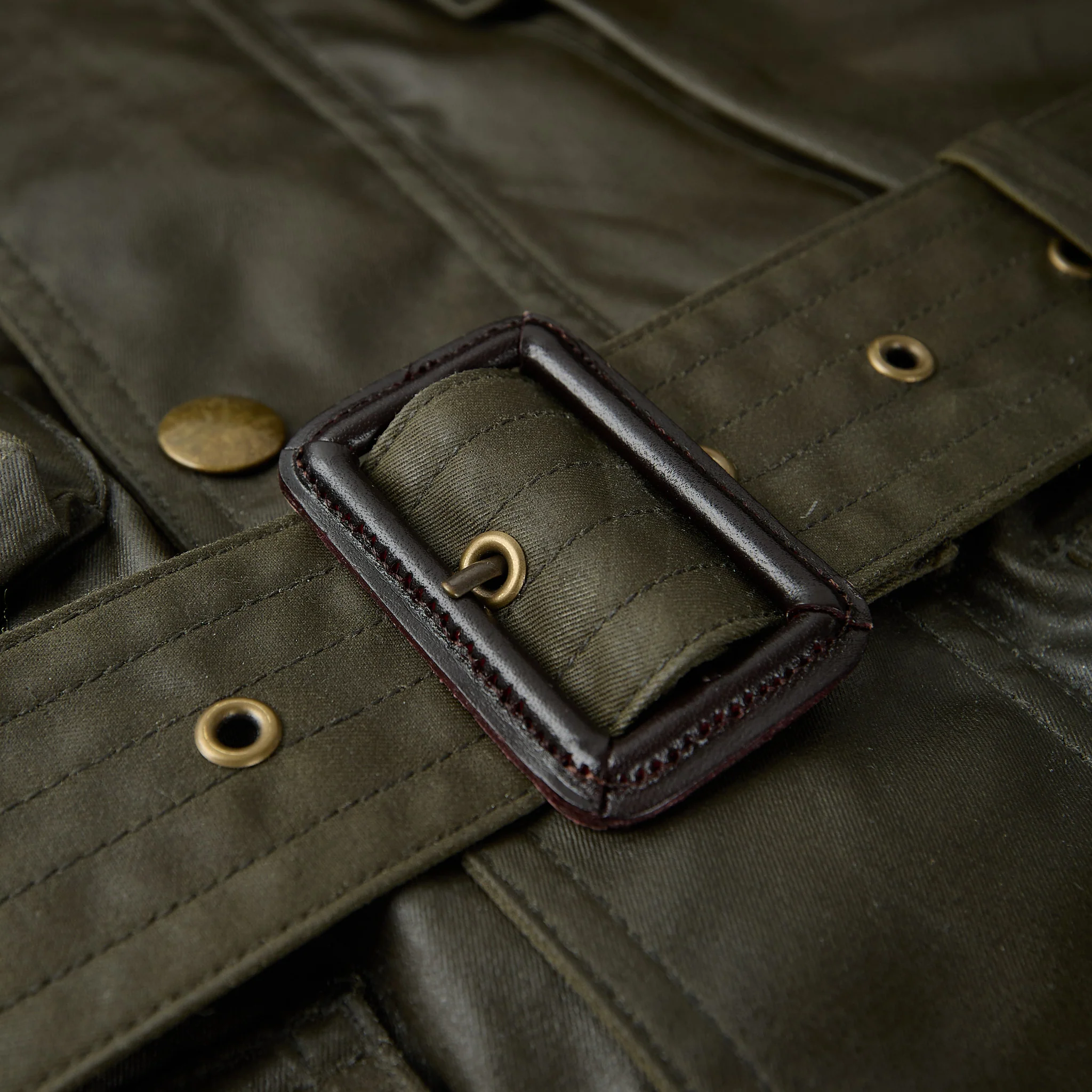 addict clothes | acv-wx02 waxed cotton bmc jacket olive - Image 6