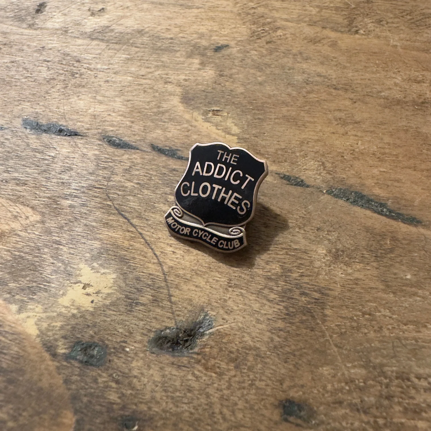 addict clothes | ad-pn metal pin - the addict clothes motorcycle club