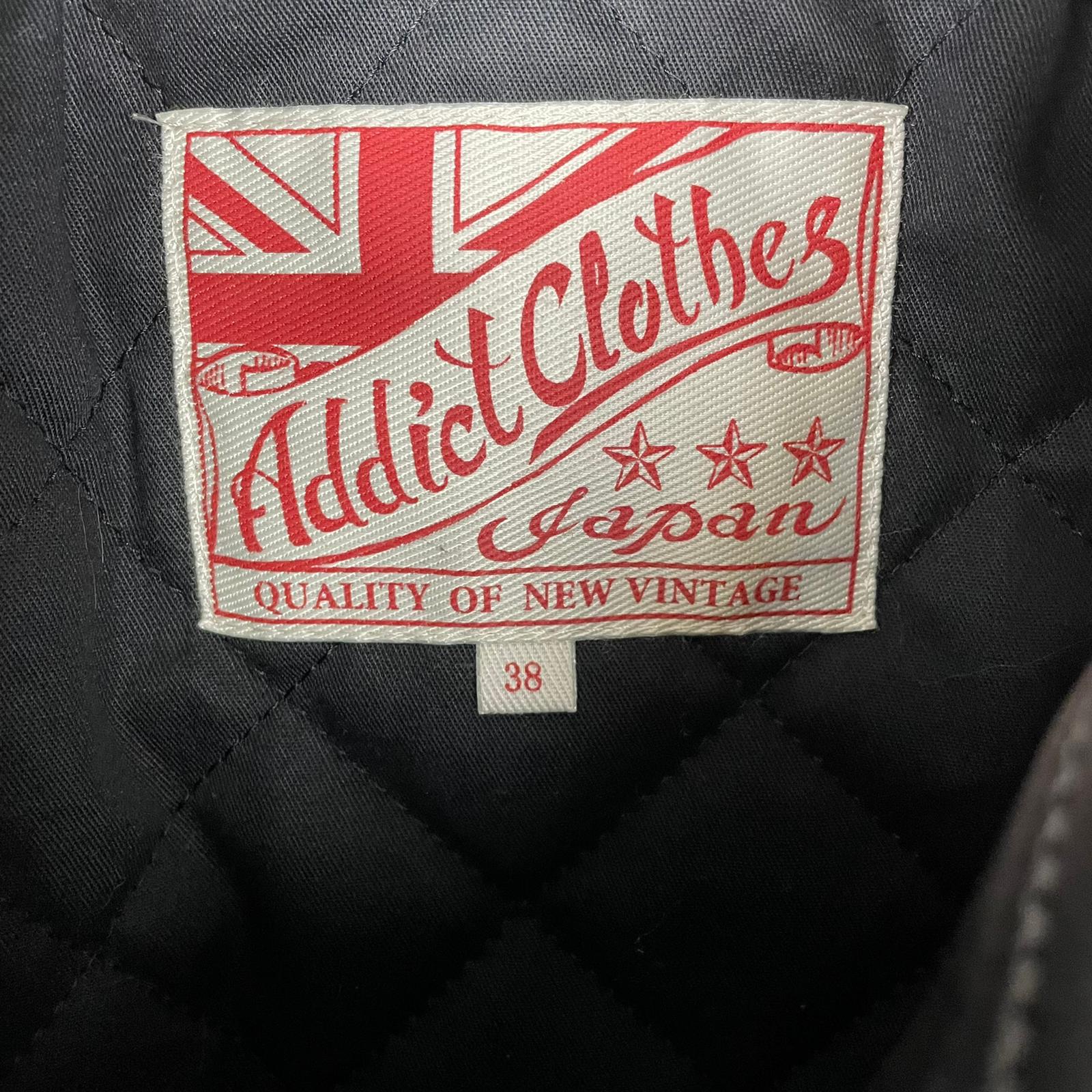 addict clothes x stuf|f | ad-st01 horsehide 1940s sports jacket - Image 11