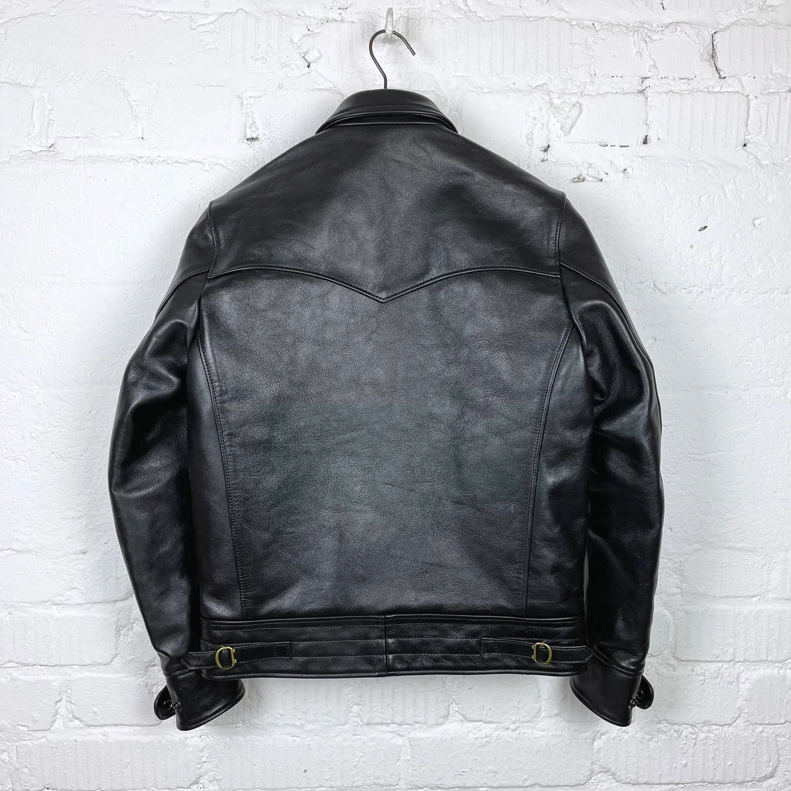 addict clothes x stuf|f | ad-st01 horsehide 1940s sports jacket - Image 6