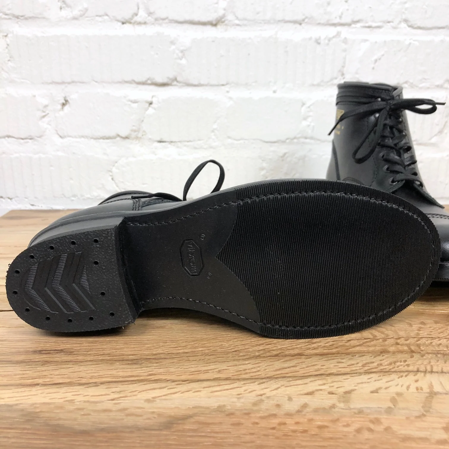 addict clothes x stuf|f | black horsehide cap toe lace-up boots - Image 4