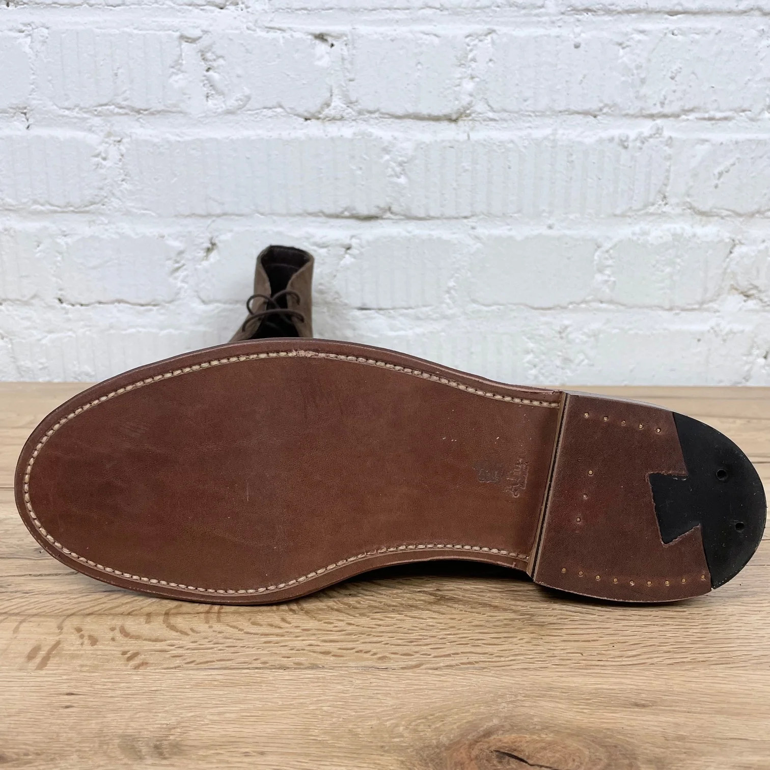 alden | 1492 unlined chukka dark brown suede - Image 4