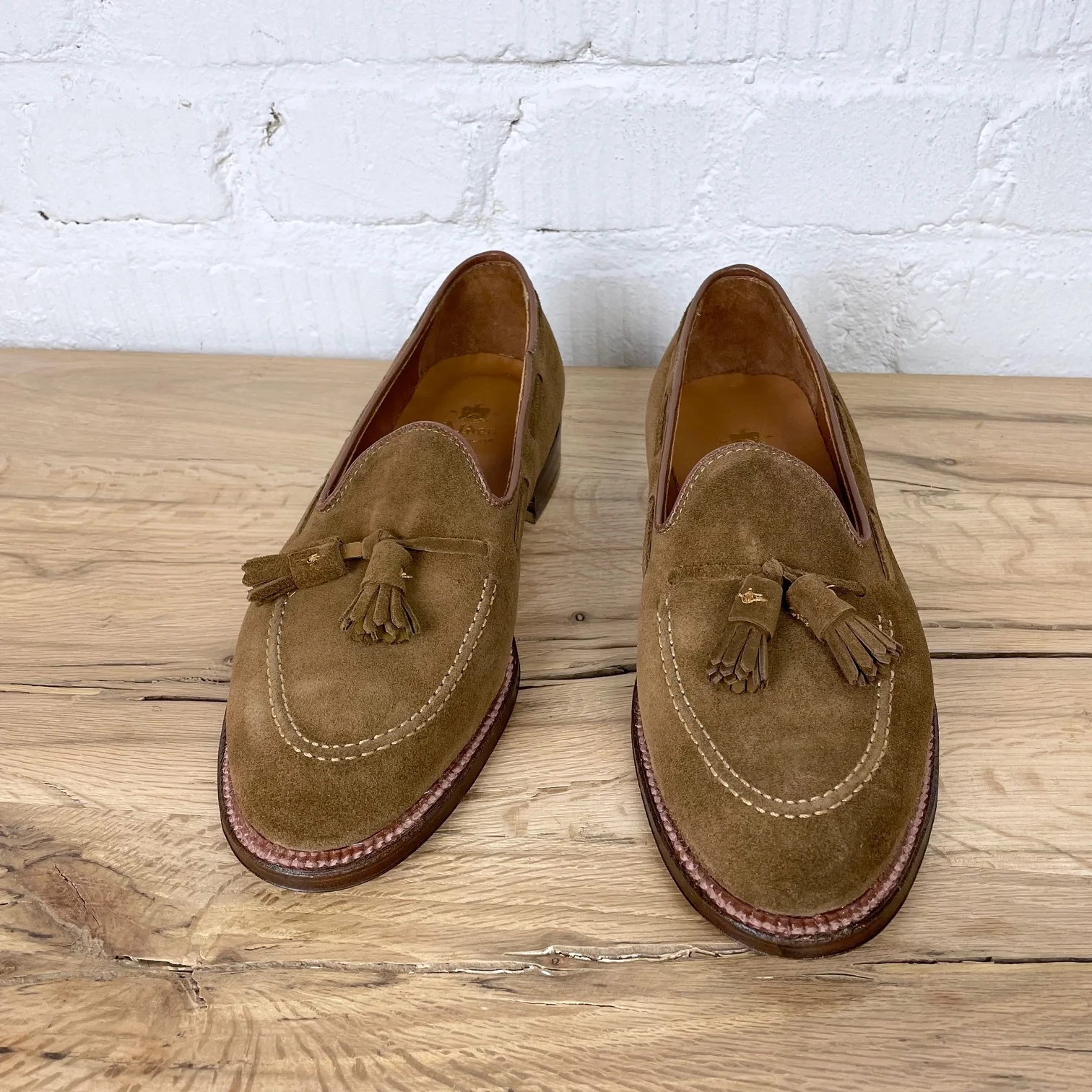 alden | 3403 tassel loafer snuff suede - Image 4