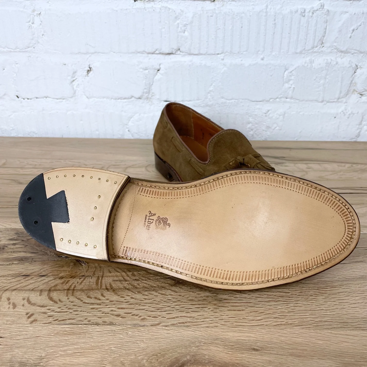 alden | 3403 tassel loafer snuff suede - Image 5