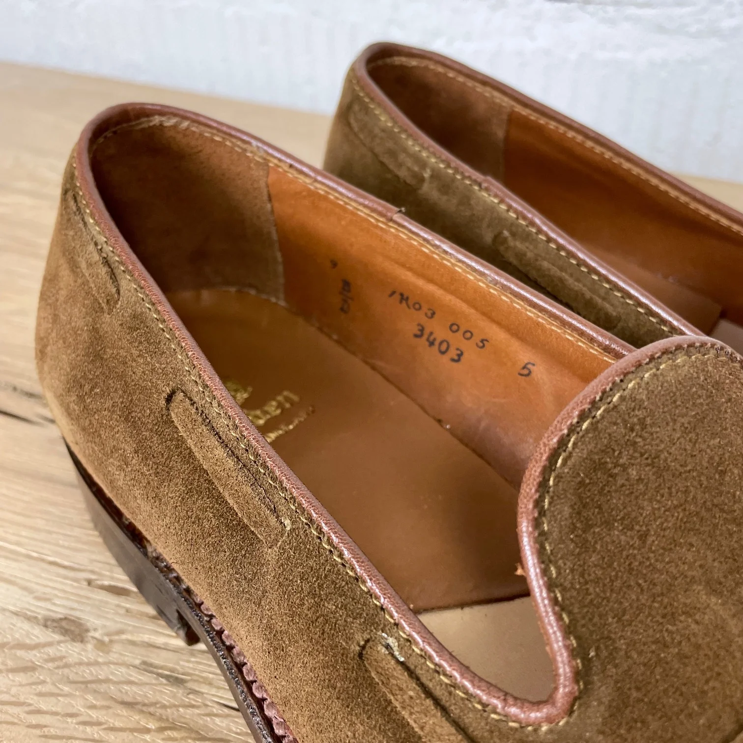 alden | 3403 tassel loafer snuff suede - Image 6