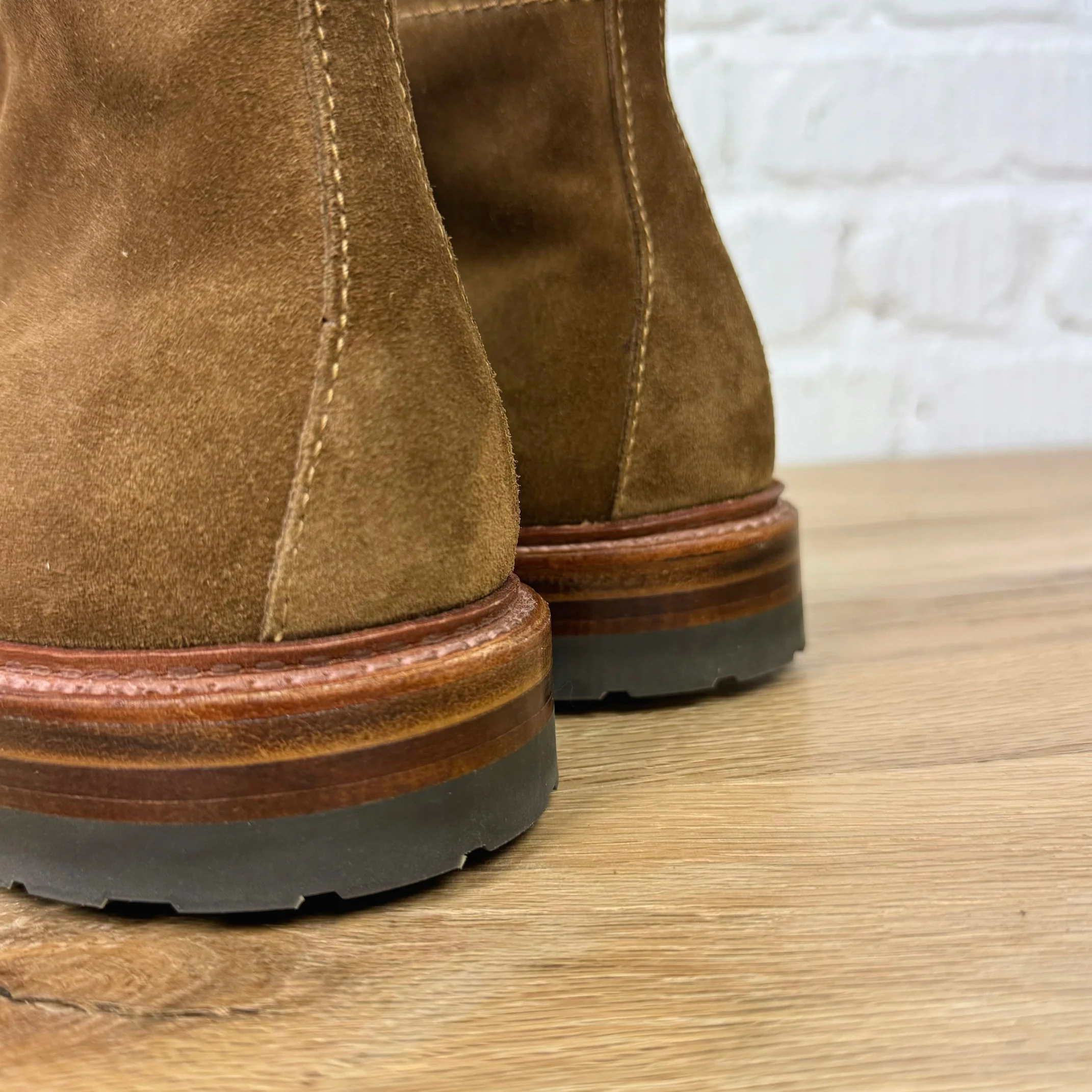 alden | 4511hc plain toe boot in snuff suede - Image 5