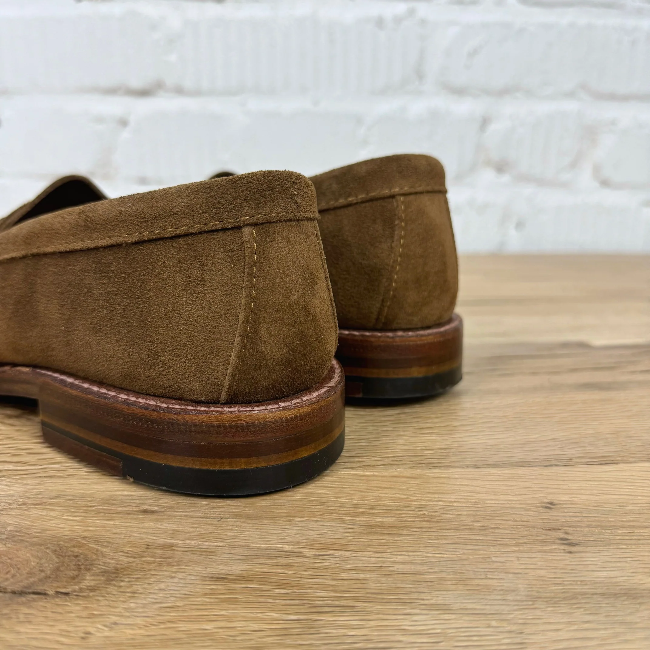 alden | 5735f unlined penny loafer in snuff suede - Image 4