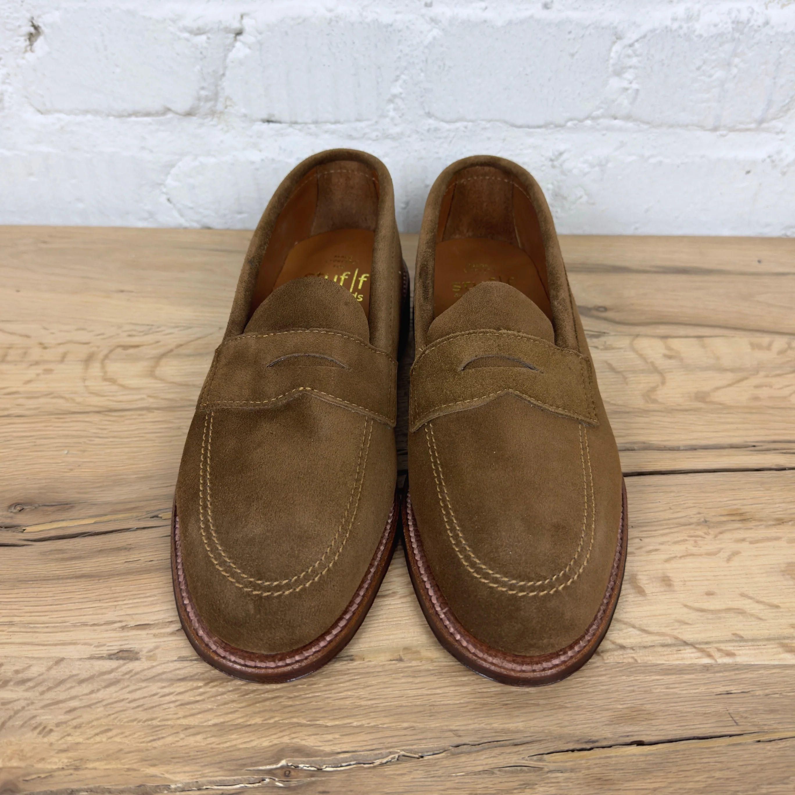 alden | 5735f unlined penny loafer in snuff suede - Image 5
