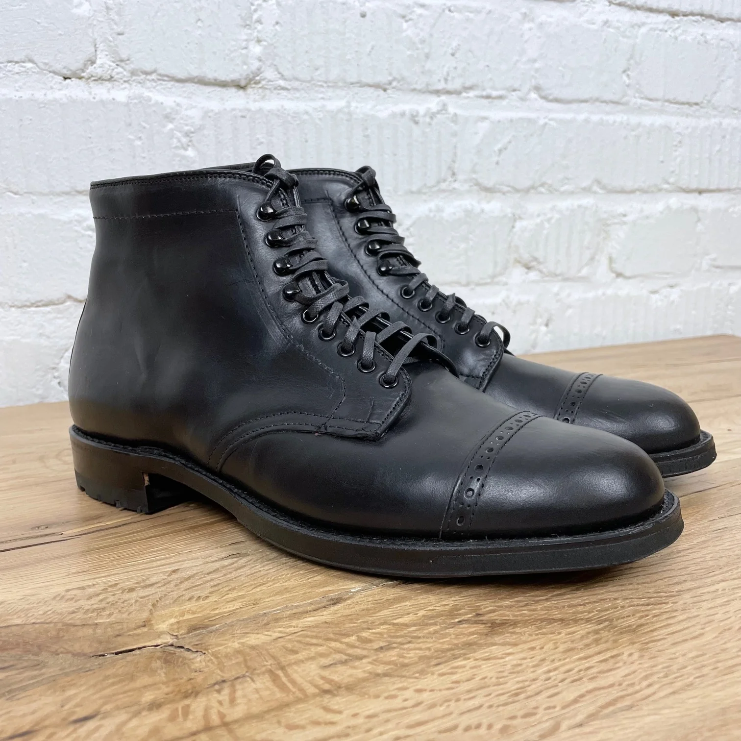 alden x stuf|f | cap toe boot military last black cxl - Image 3