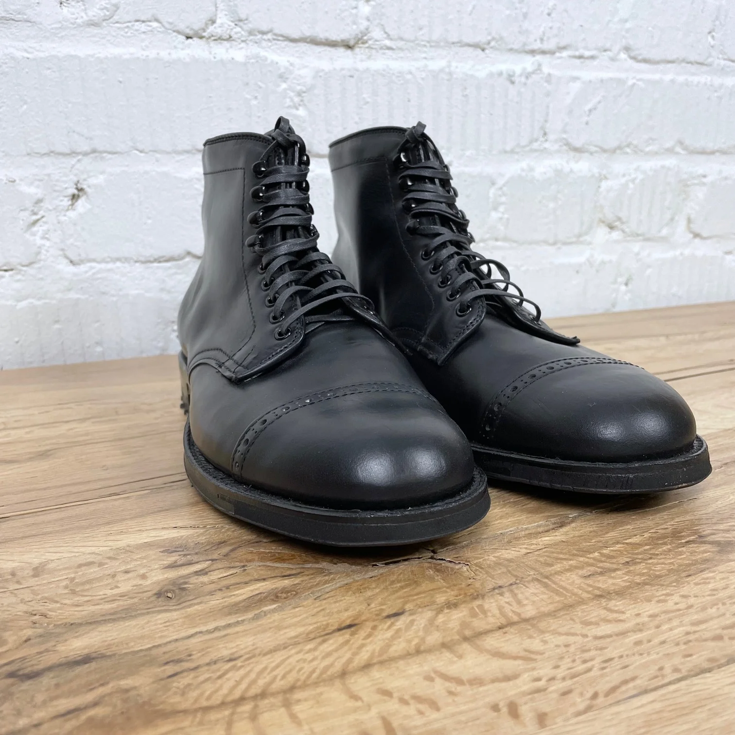 alden x stuf|f | cap toe boot military last black cxl - Image 5