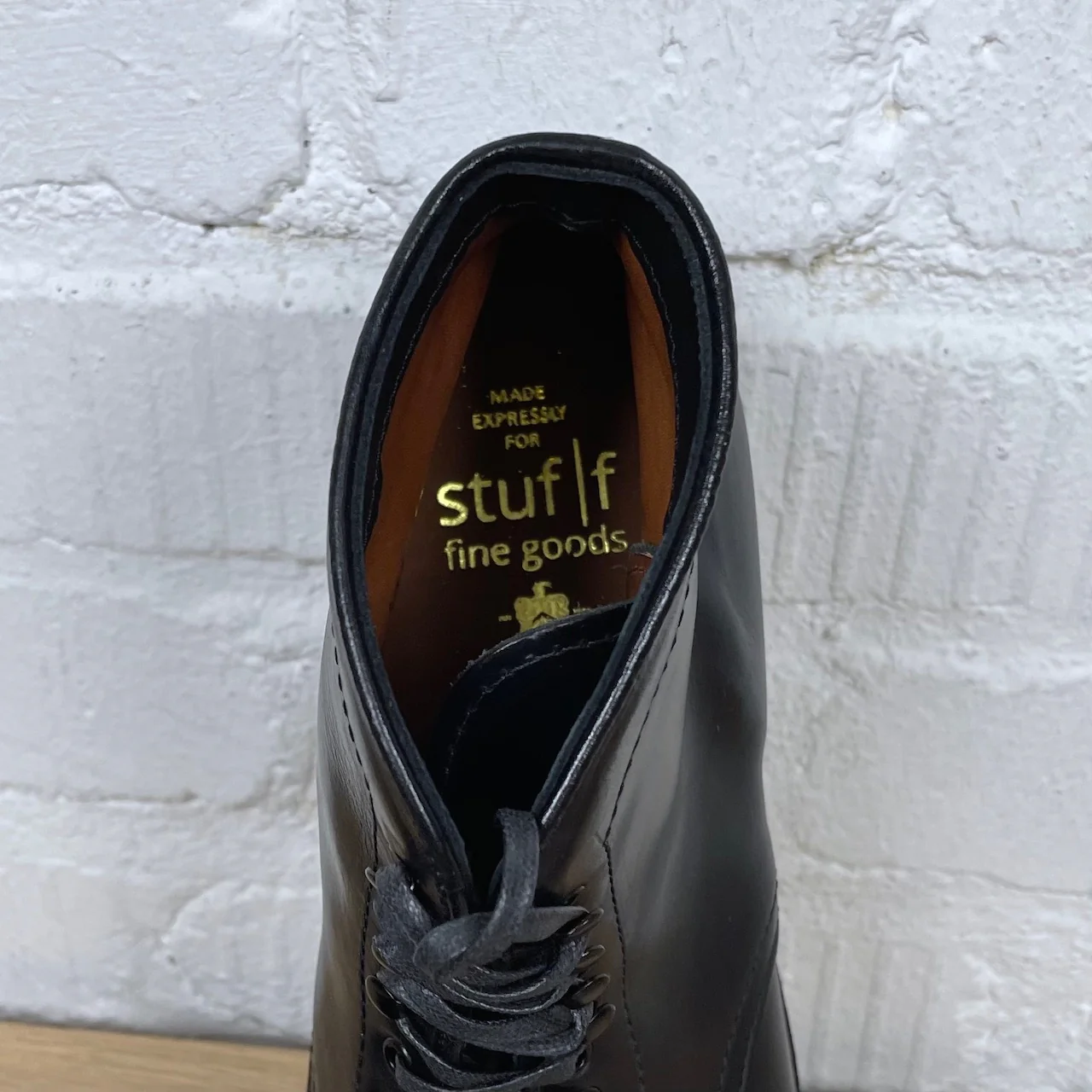 alden x stuf|f | cap toe boot military last black cxl - Image 7