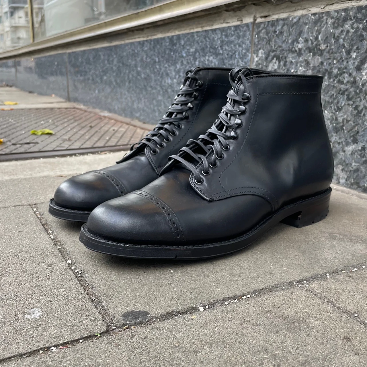alden x stuf|f | cap toe boot military last black cxl - Image 8