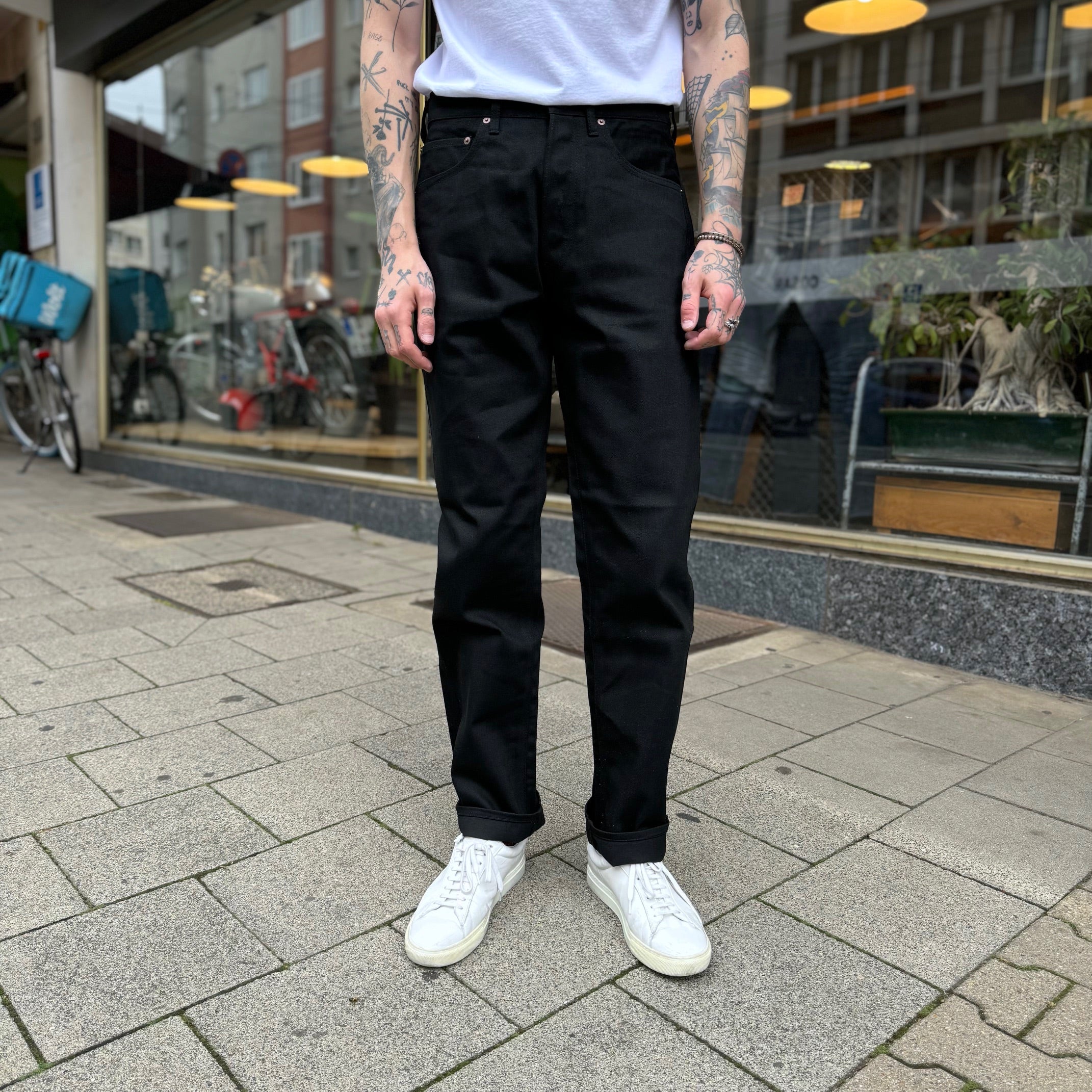 anatomica | 314 tapered jeans black x black - Image 3