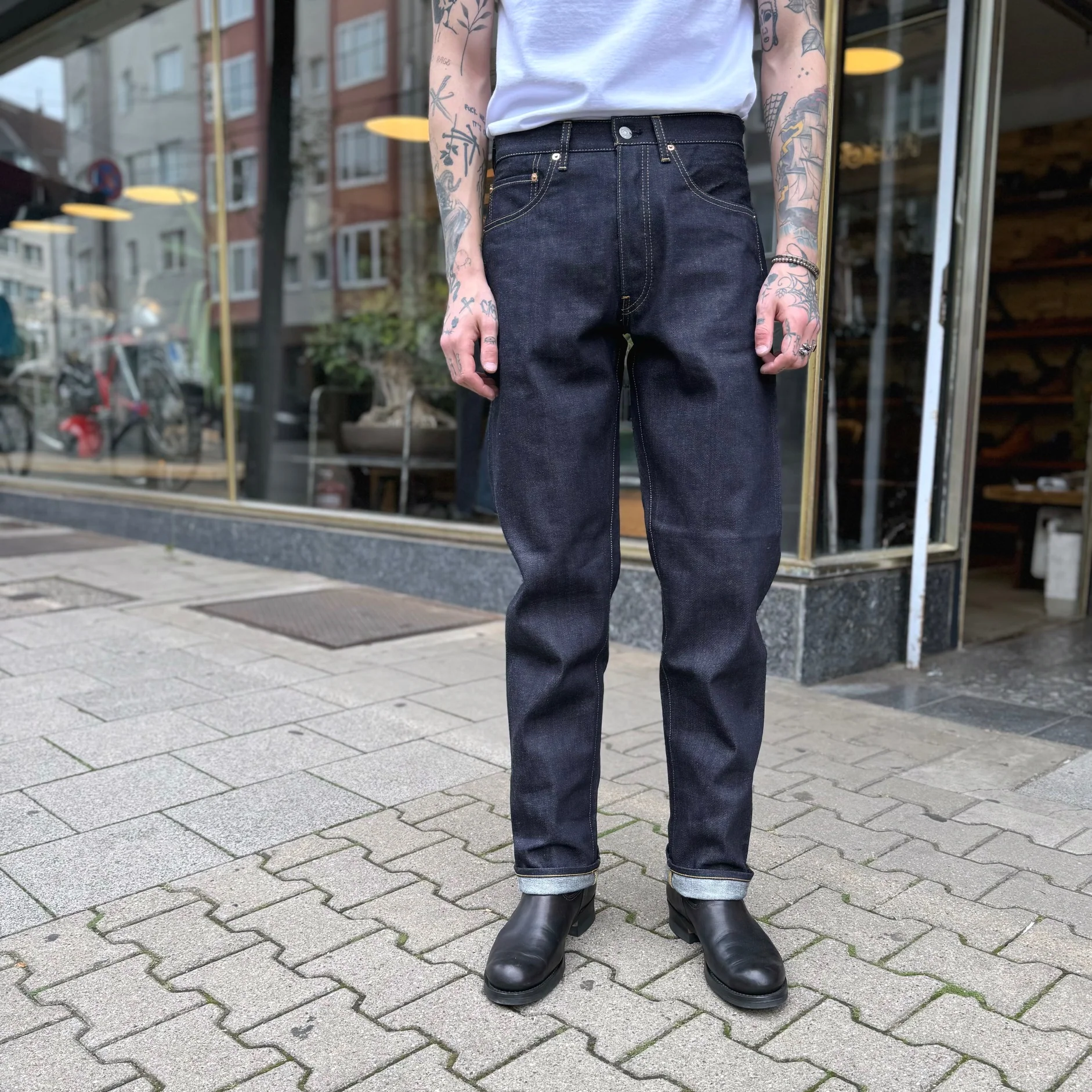anatomica | 314 tapered jeans indigo - Image 3