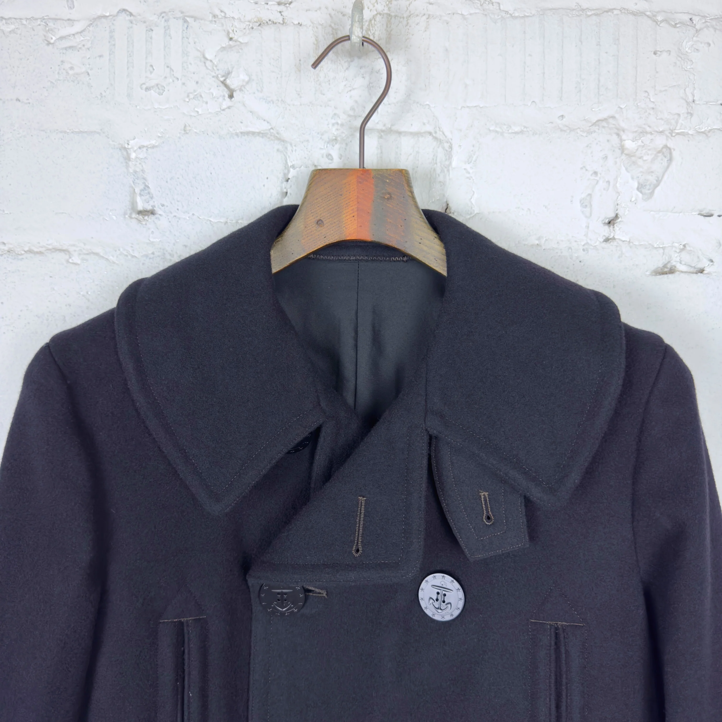 anatomica | pea coat long navy - Image 5