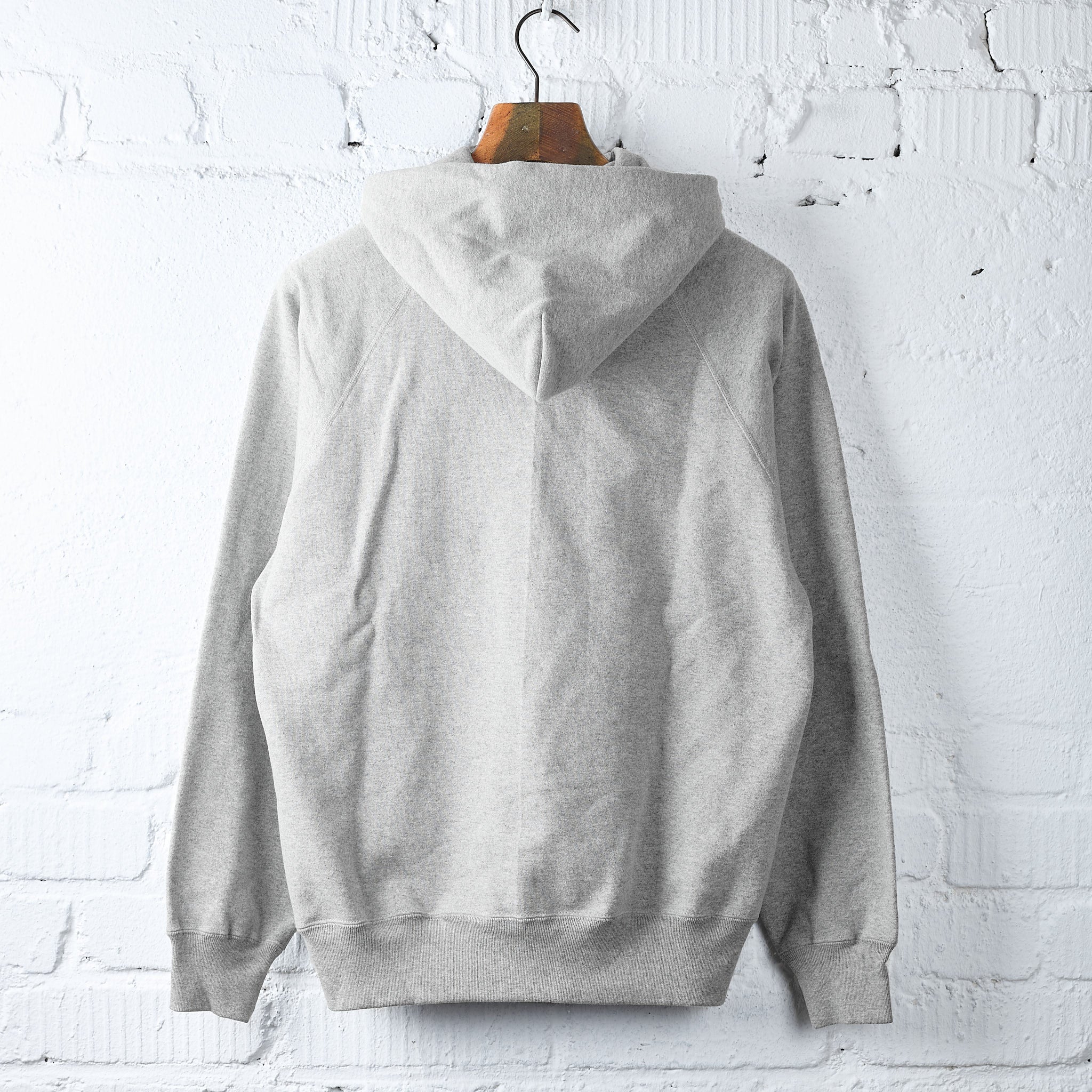anatomica | raglan sweatshirt parka grey - Image 3