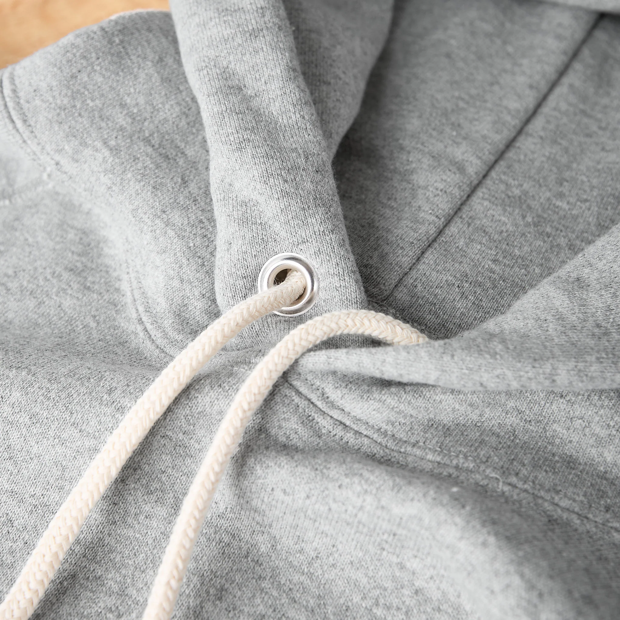 anatomica | raglan sweatshirt parka grey - Image 4