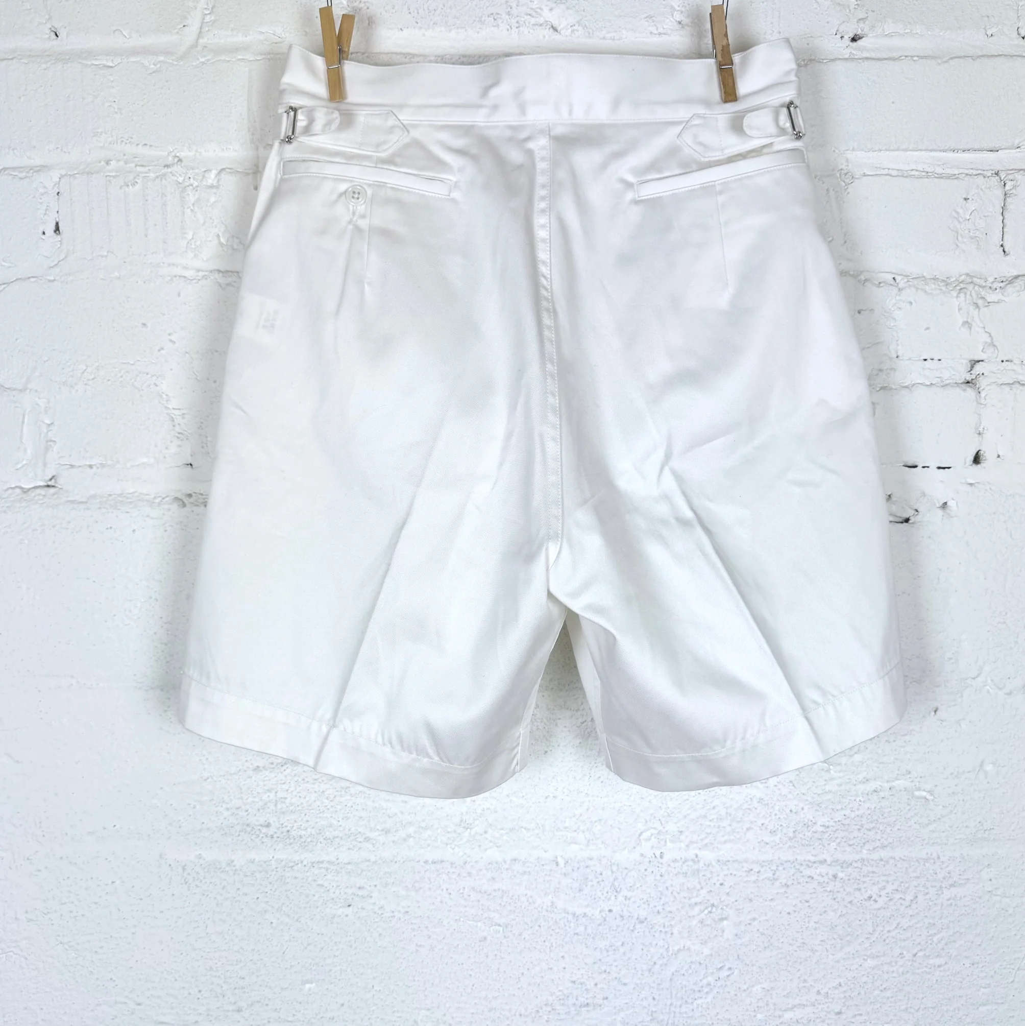 anatomica | royal marine shorts - white - Image 3