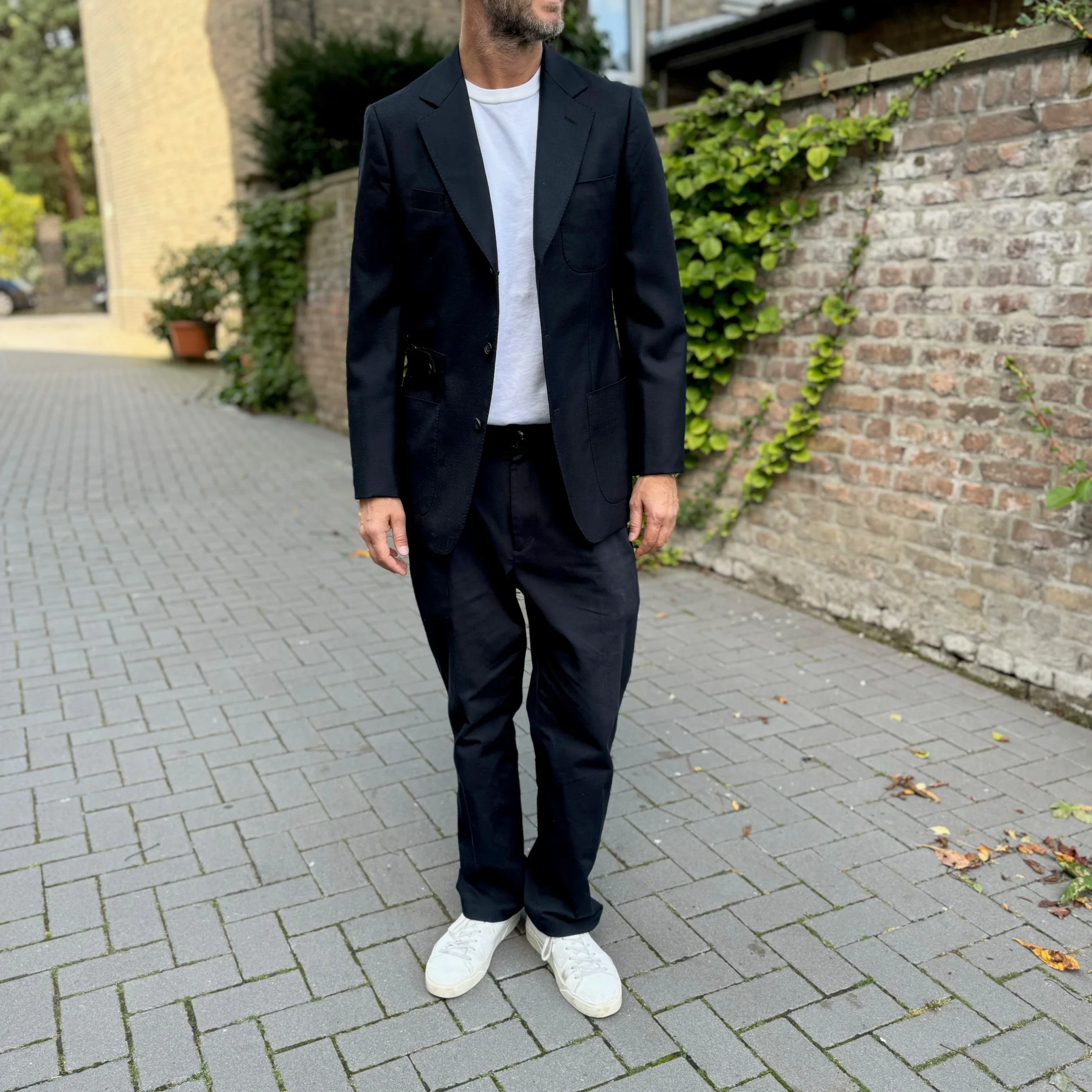 anatomica | travel jacket wool serge navy - Image 3
