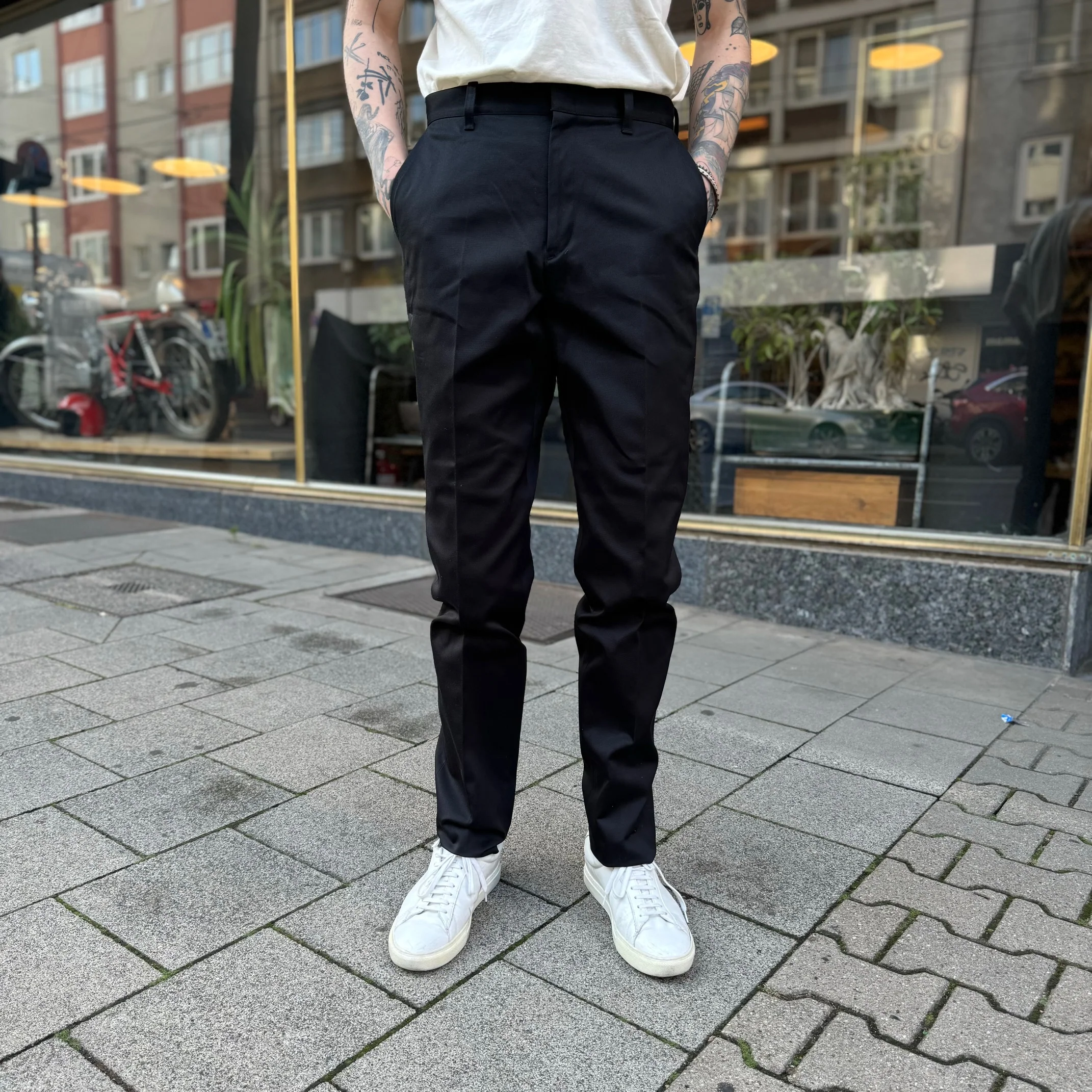 anatomica | trim fit pants westpoint - black - Image 3