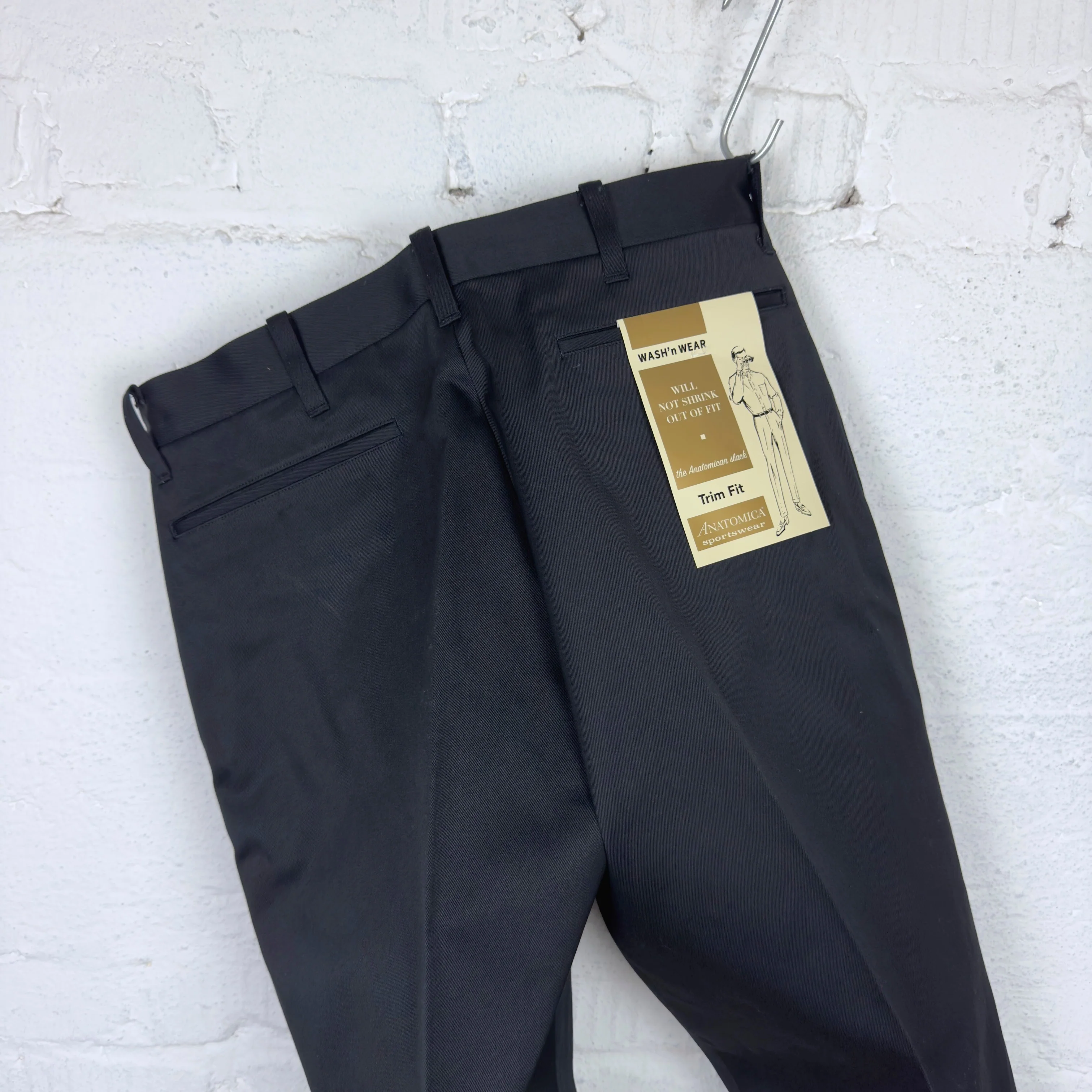 anatomica | trim fit pants westpoint - black - Image 6