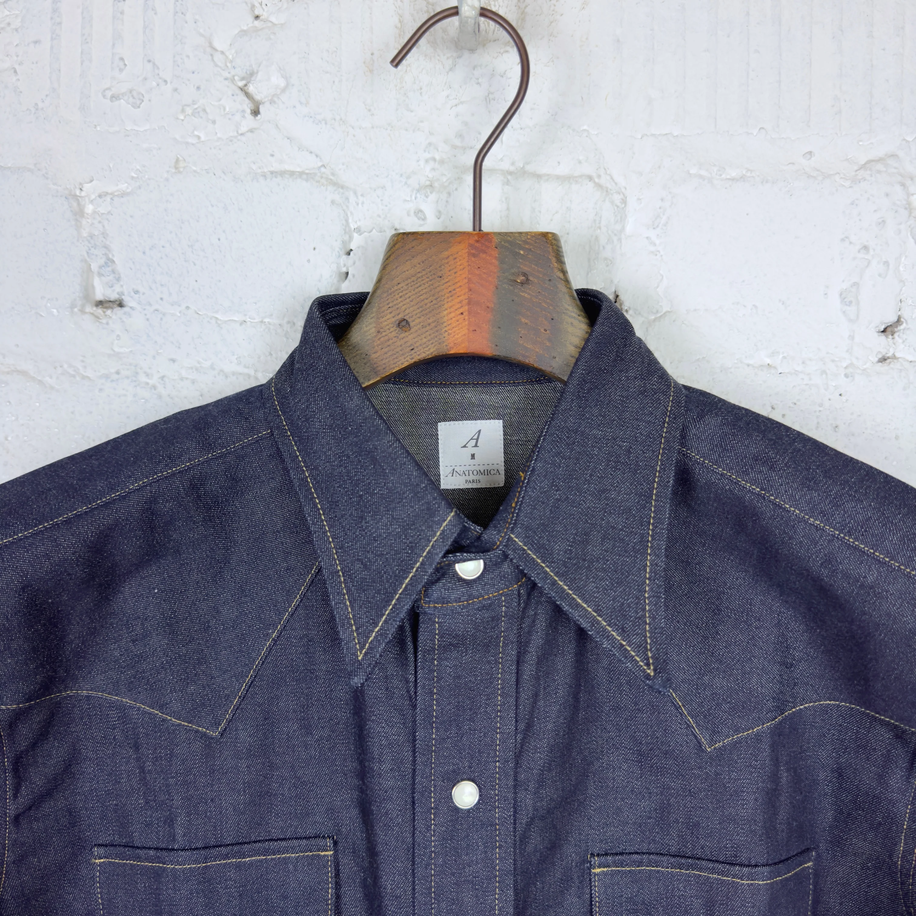 anatomica | western denim shirt - Image 4