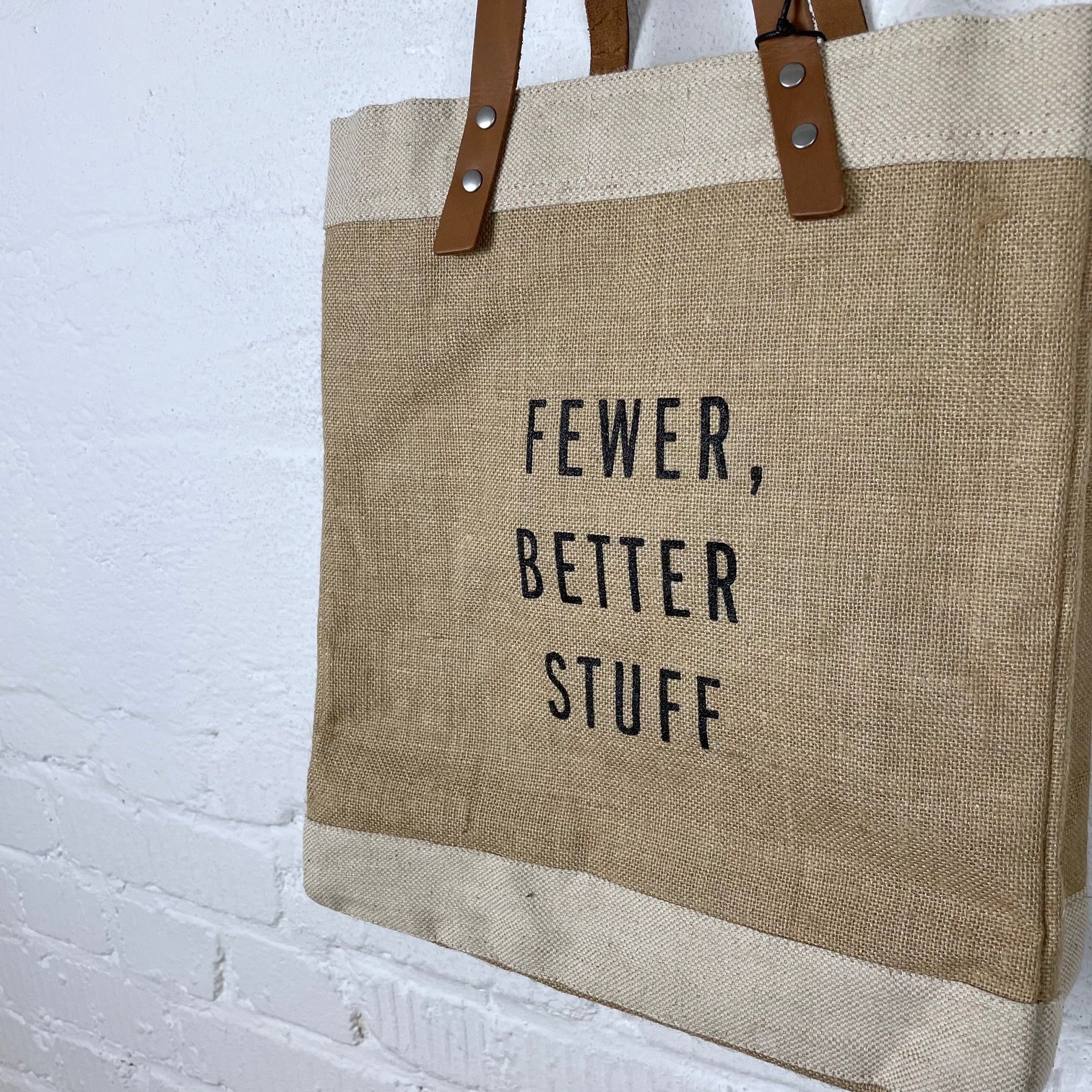 apolis x stuf|f | "fewer, better stuff" market tote - Image 4