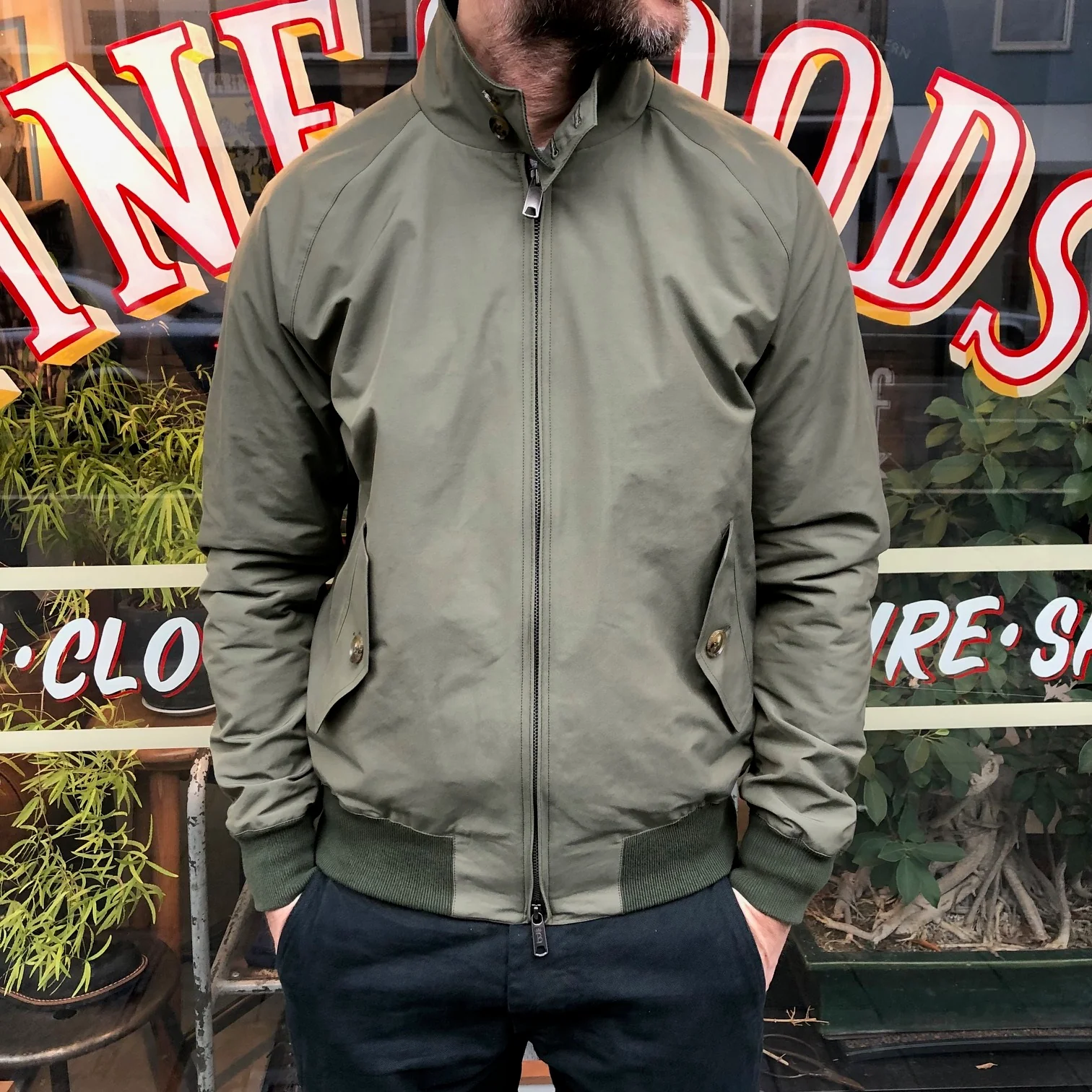 baracuta | g9 classic harrington jacket army - Image 3