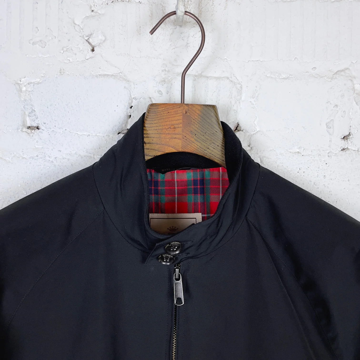 baracuta | g9 classic harrington jacket black - Image 5
